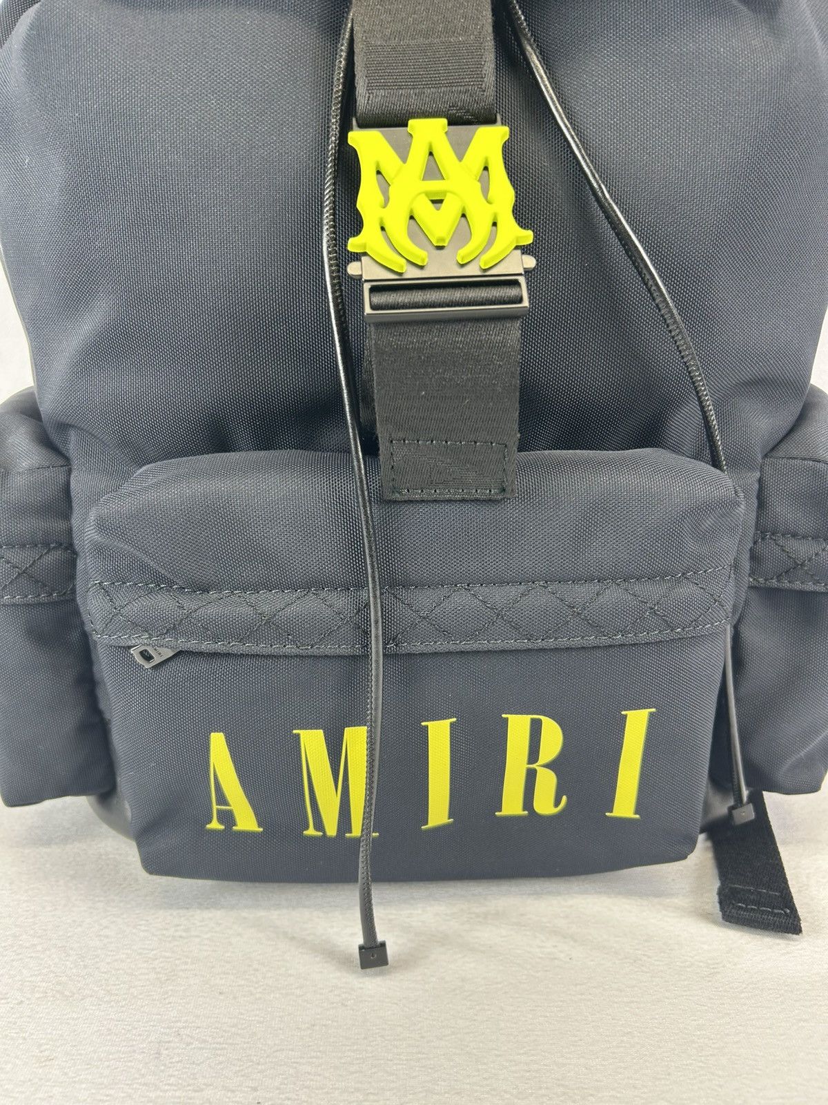 Amiri Amiri Men's Ruckasack Nylon Logo Drawstring Backpack Size ONE SIZE - 2 Thumbnail