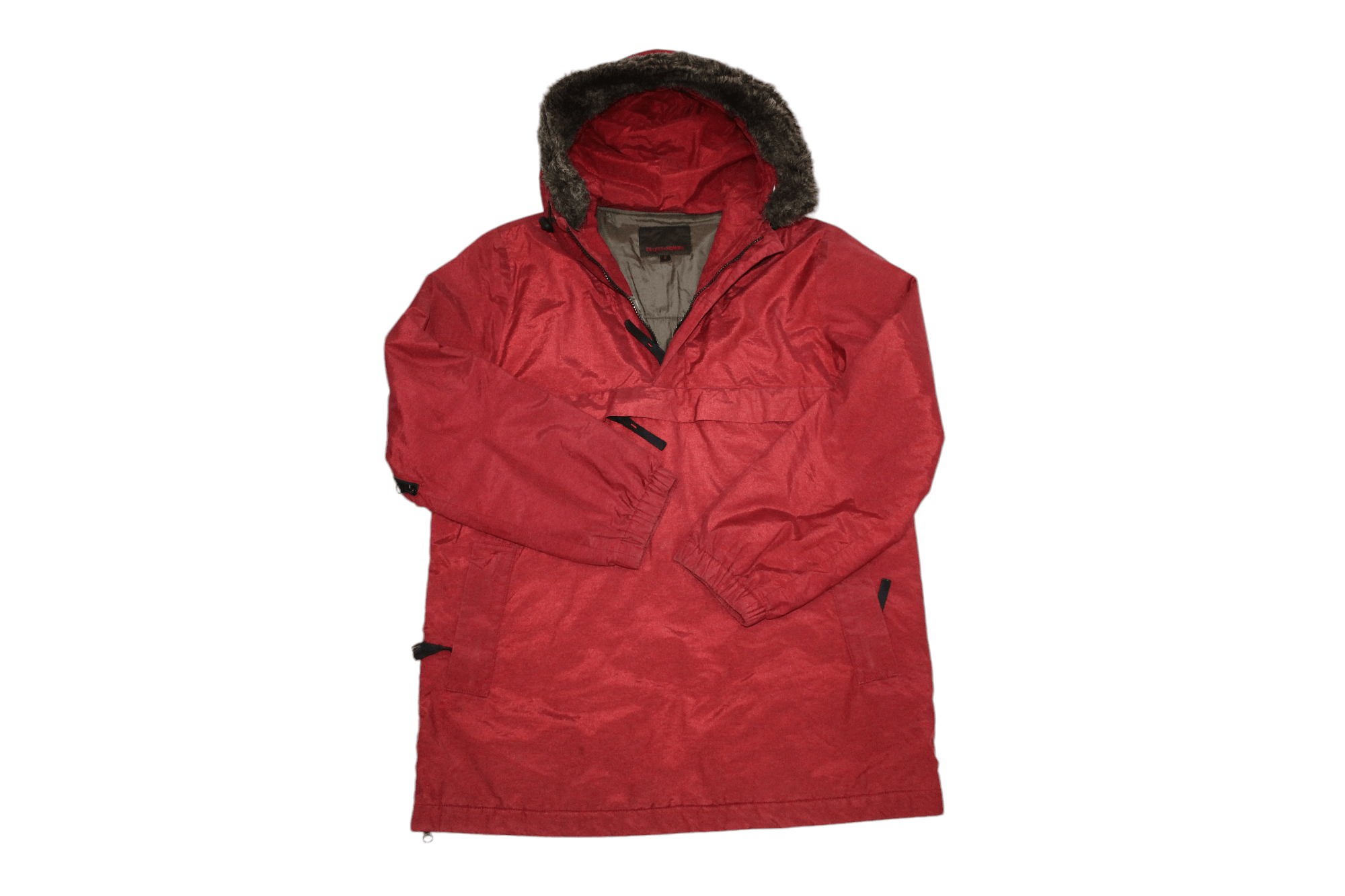 Japanese Brand 💥291295=Homme Insulated Nylon Anorak Pullover Jacket Size US S / EU 44-46 / 1 - 1 Thumbnail
