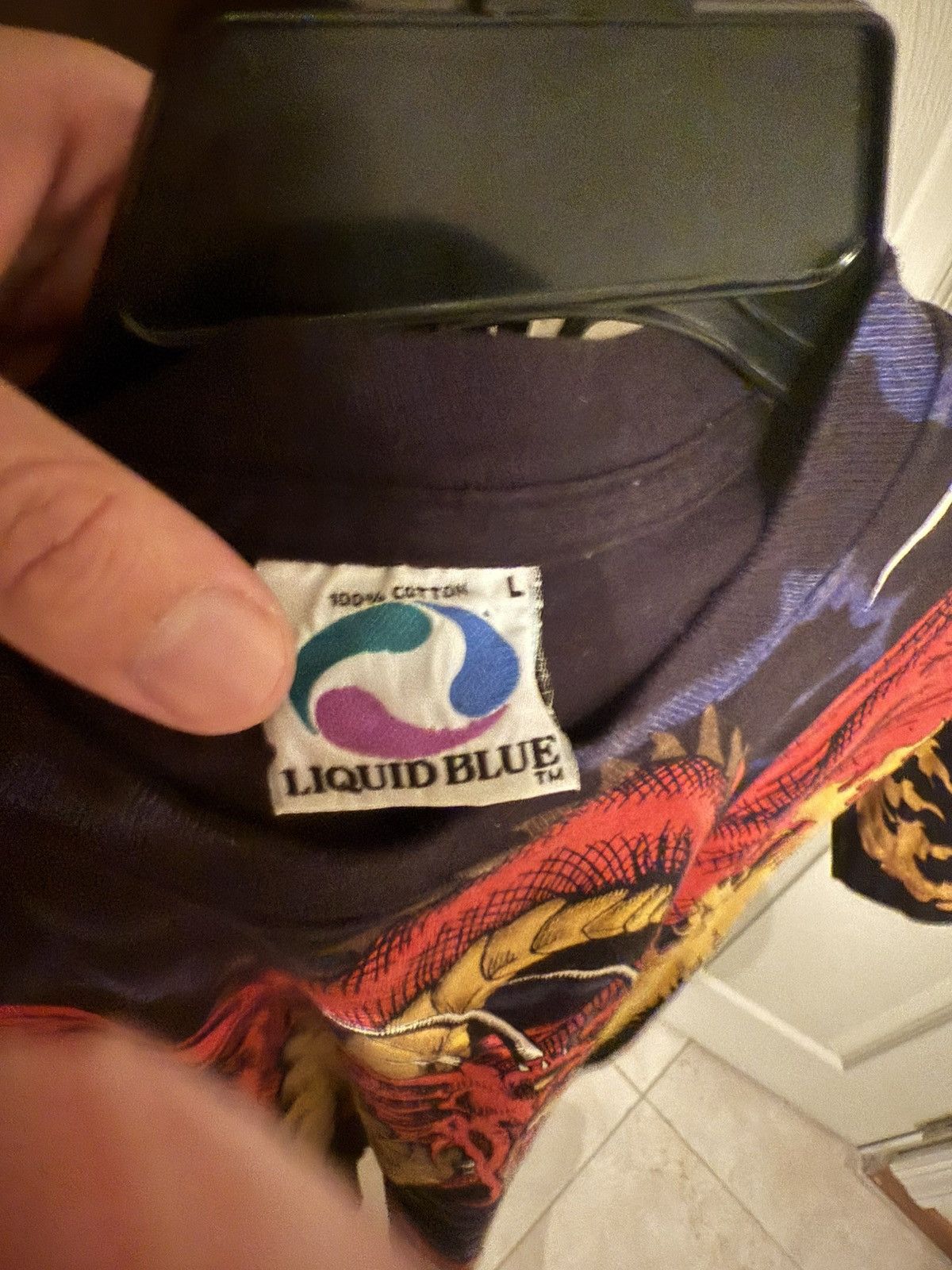 Liquid Blue Dragon slayer T shirt Size US L / EU 52-54 / 3 - 4 Thumbnail