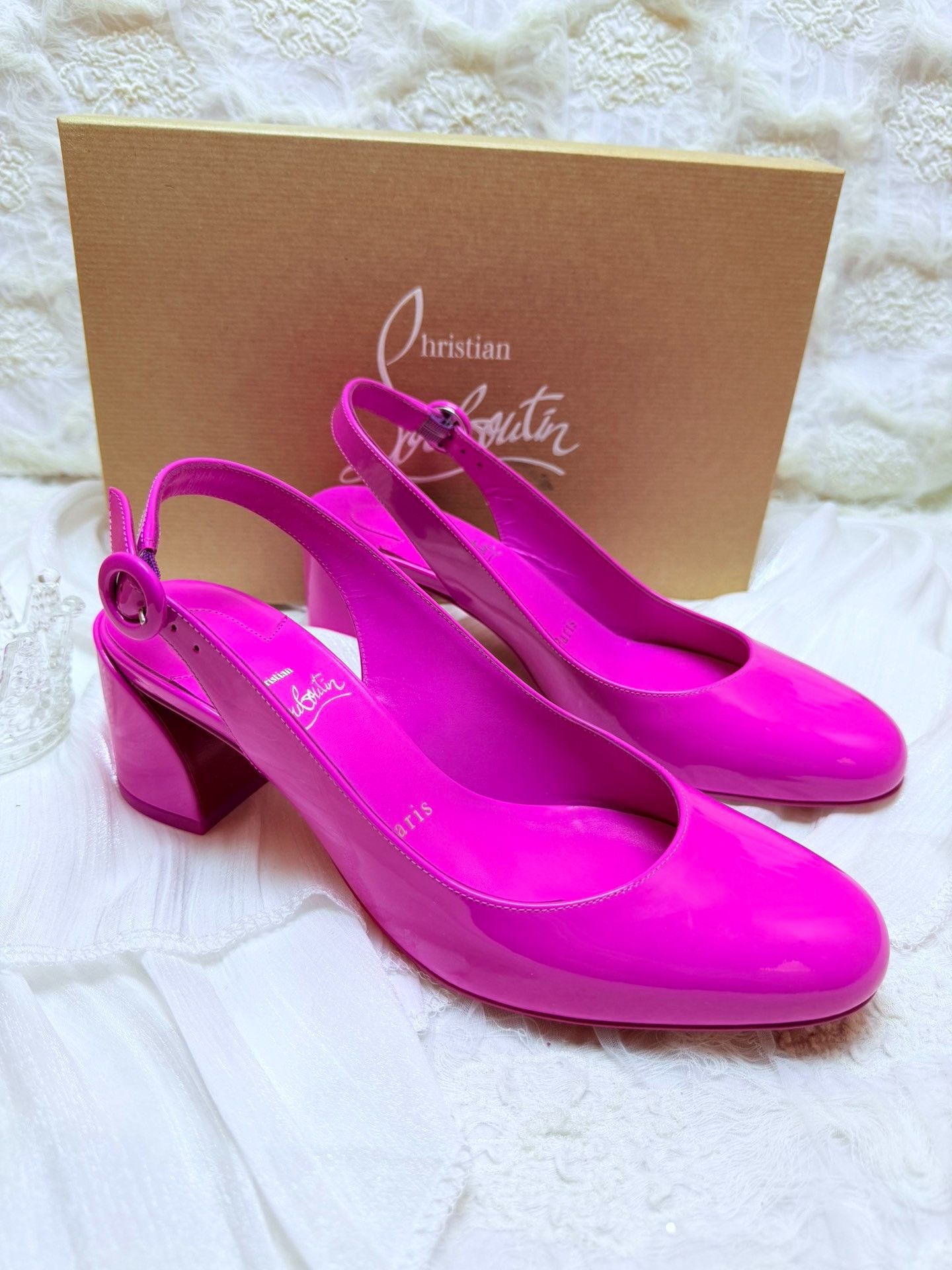 Christian Louboutin Christian Louboutin Patent Pink Lowtop Sneakers us_6 Women Size US 6 / IT 36 - 1 Thumbnail
