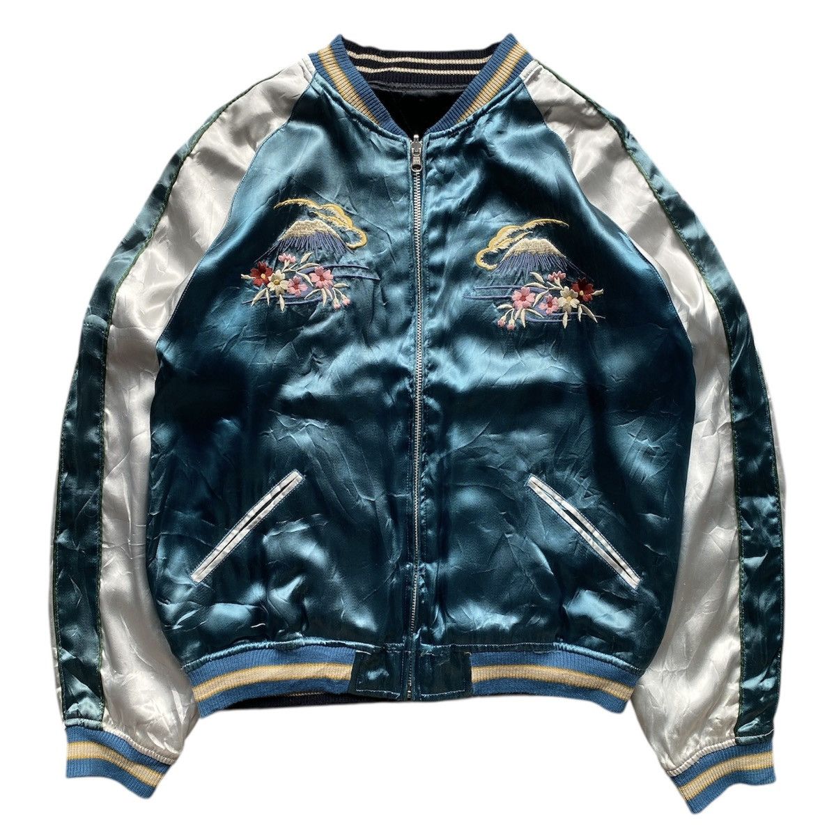 Japanese Brand 🔥RARE🔥 SUKAJAN JAPAN REVERSIBLE JACKET Size US M / EU 48-50 / 2 - 6 Thumbnail