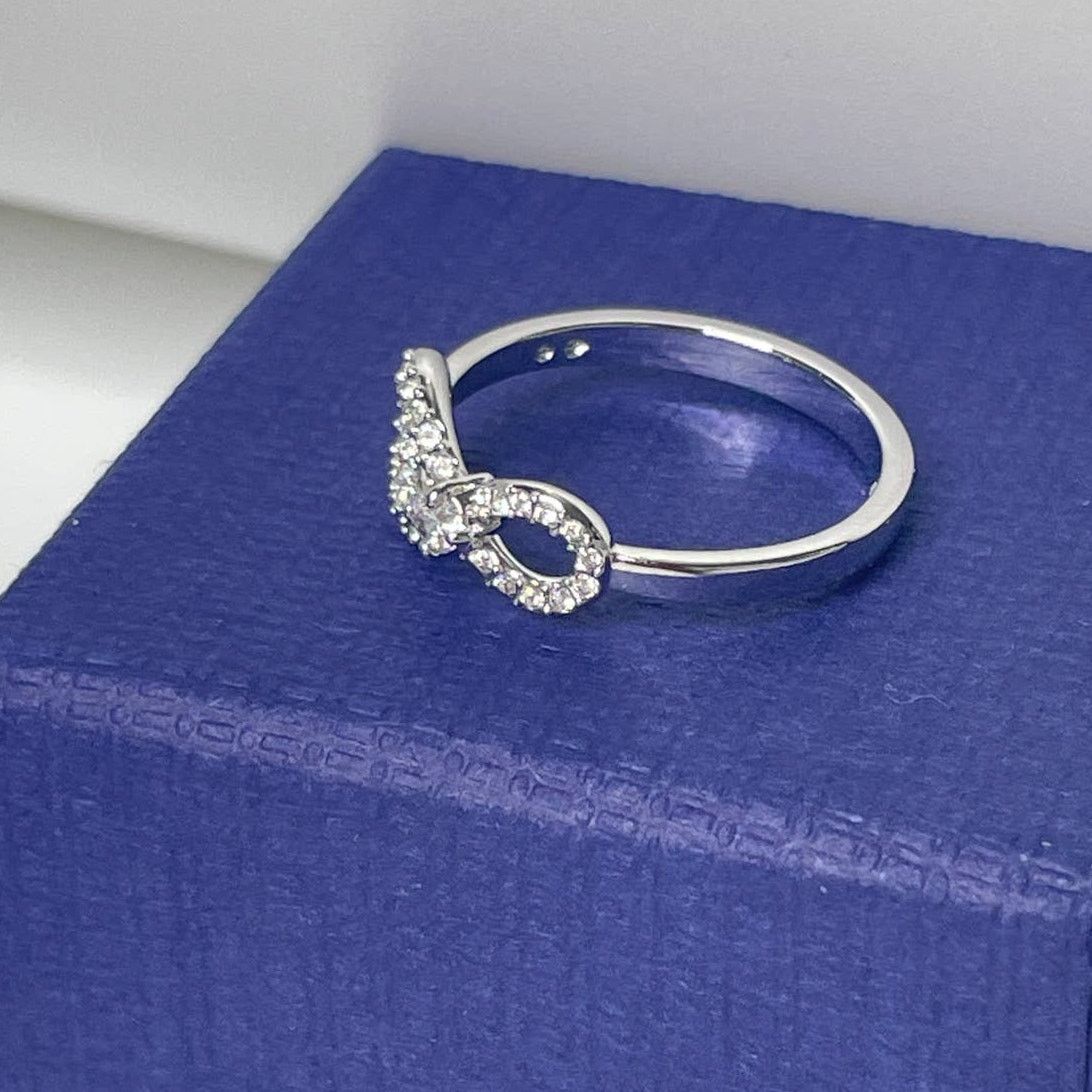 Swarovski Swarovski Infinity ring Infinity size 60 / 9 New Size ONE SIZE - 4 Thumbnail