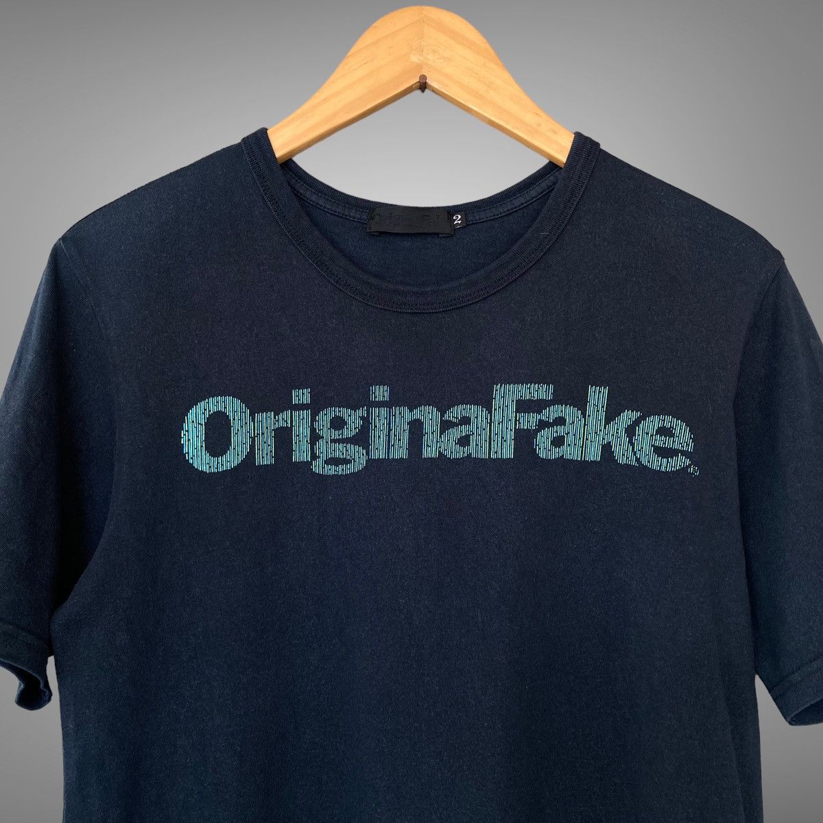 Original Fake 📢SENDOFFER📢 OriginalFake Spell Out Logo Tee Size US M / EU 48-50 / 2 - 5 Thumbnail