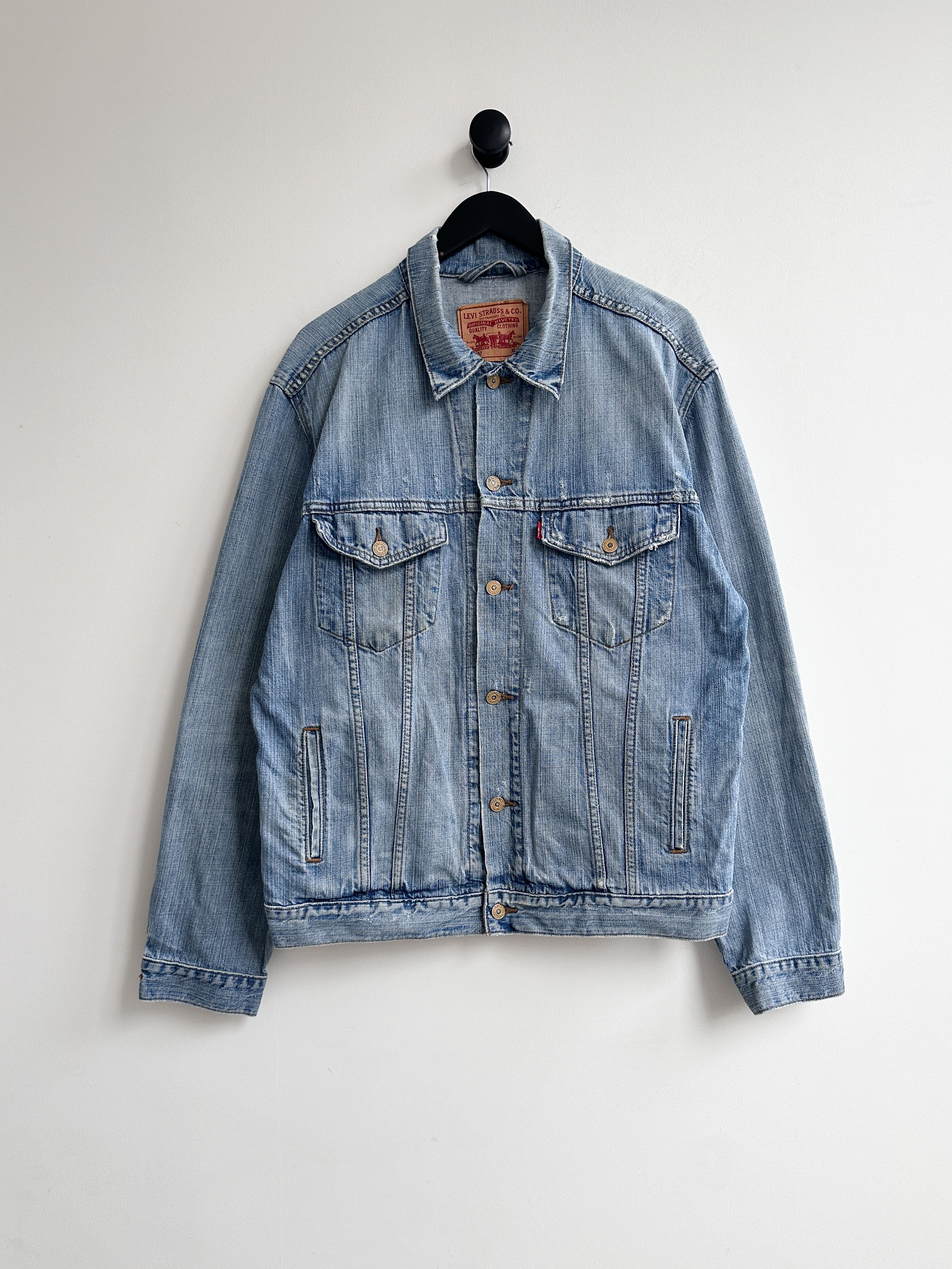 Levi's × Stussy STUSSY X LEVI'S EMBOSSED DENIM TRUCKER