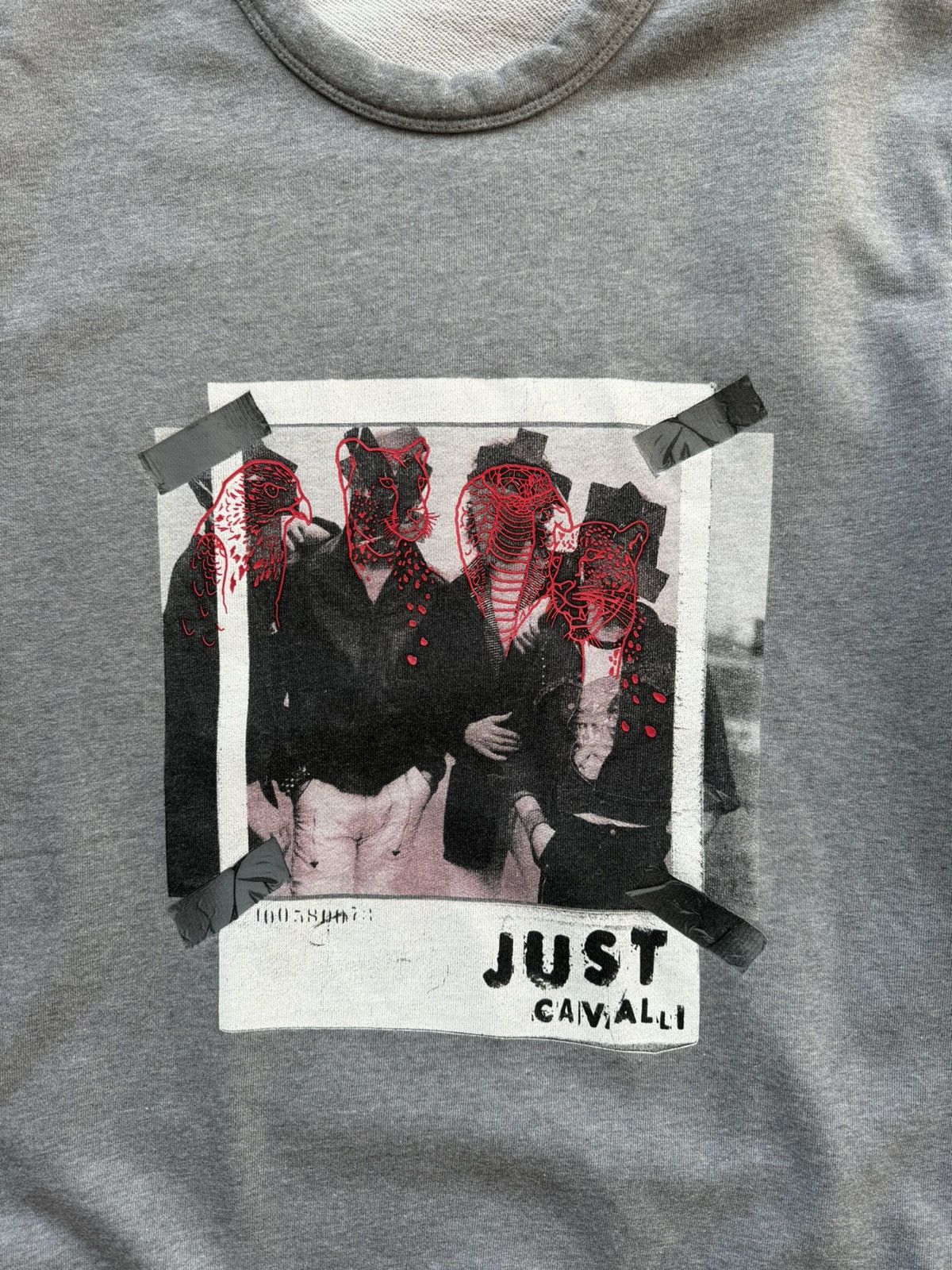 Just Cavalli Just Cavalli Grey Sweatshirt Size US S / EU 44-46 / 1 - 5 Thumbnail
