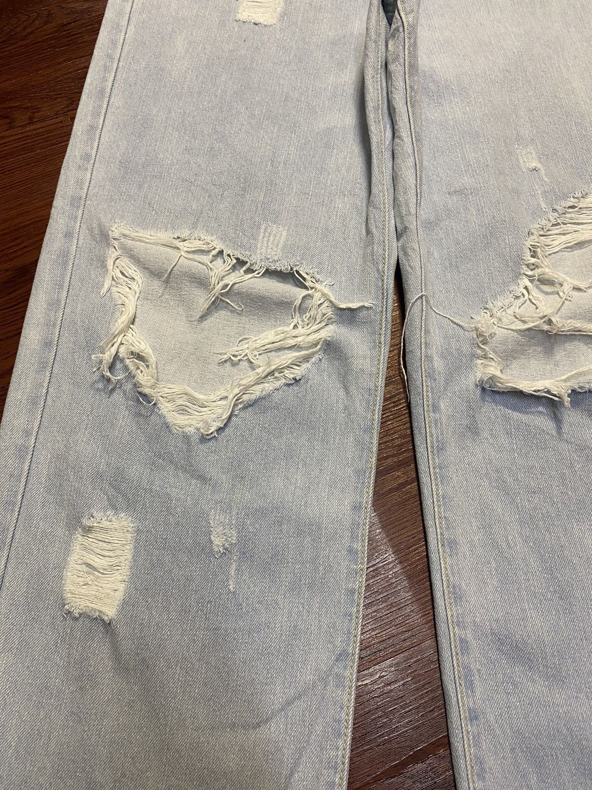 Japanese Brand Japanese Brands Faded Wash Baggy Jeans Size US 28 / EU 44 - 7 Thumbnail