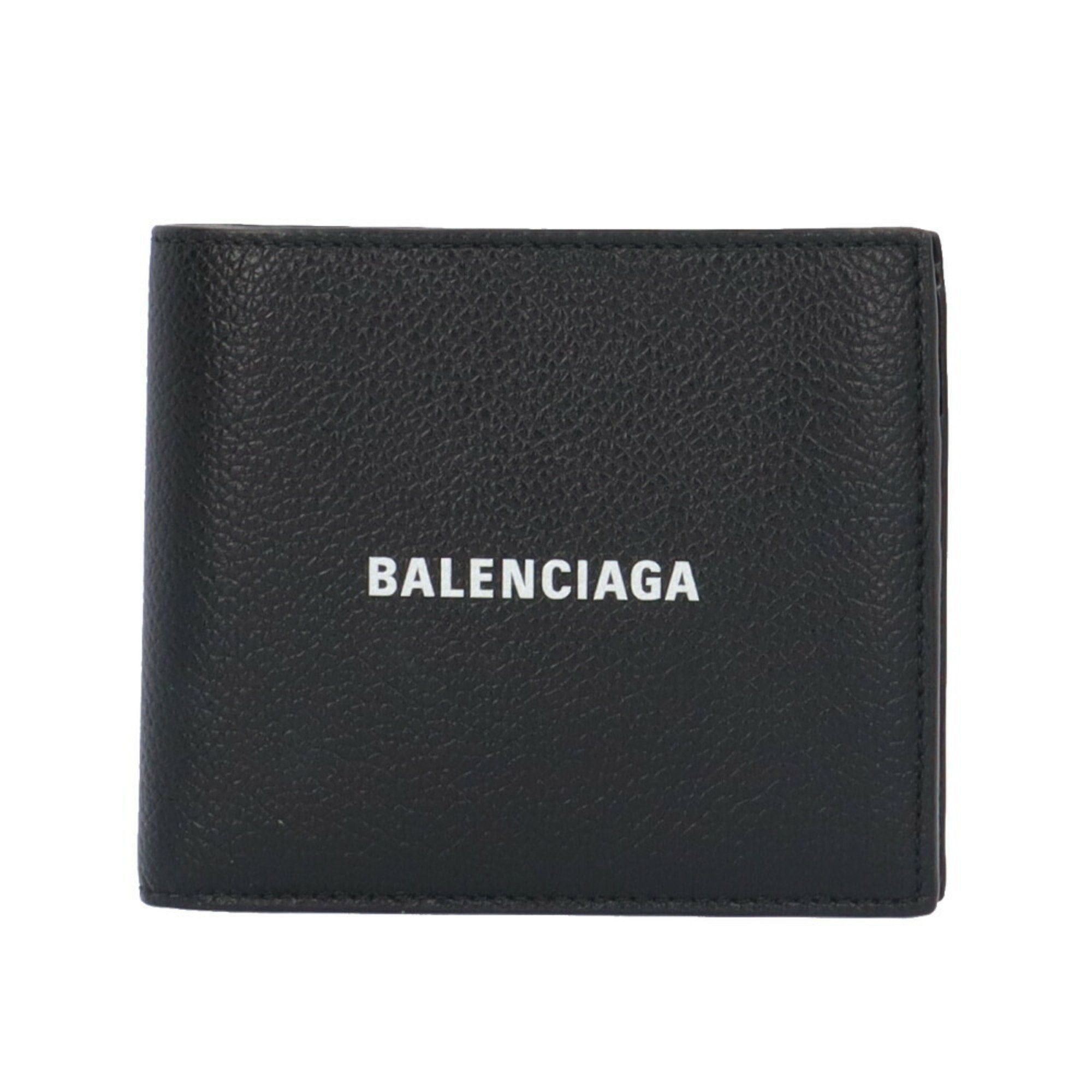 image of Balenciaga Bi-Fold Wallet Calfskin Bc594315-1Izi3 1090 Men's in Black