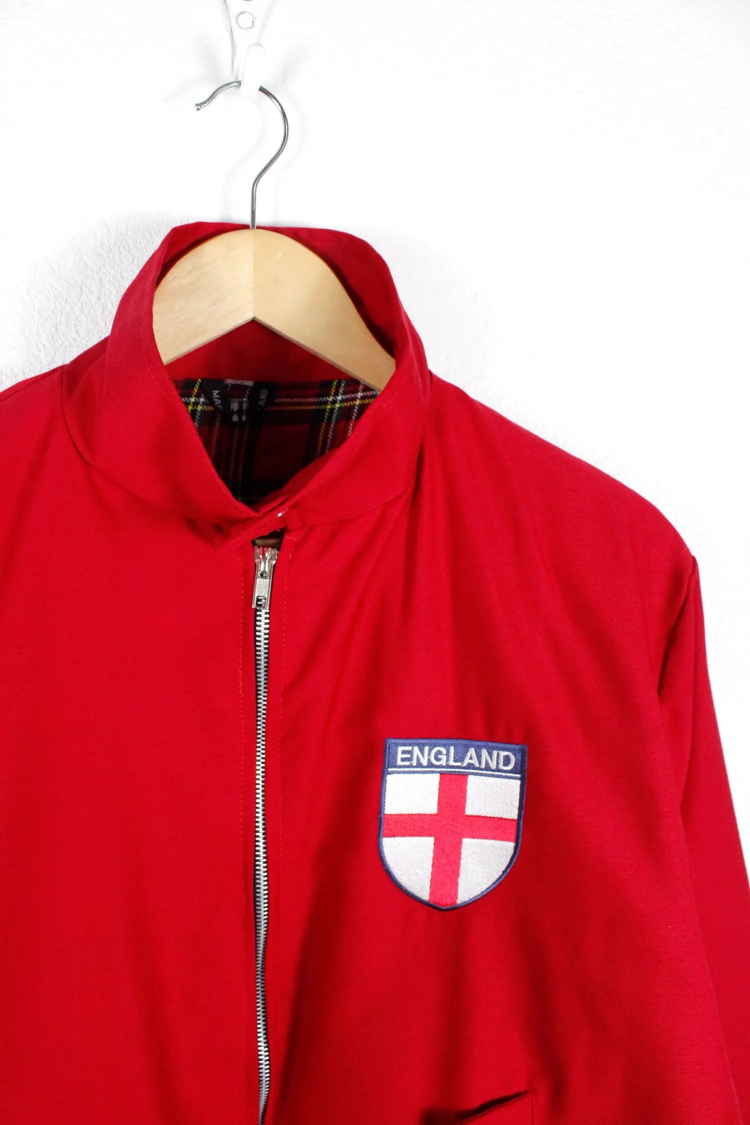 F.C. Real Bristol Vintage England Football Red Harington Style Jacket 90s Size US M / EU 48-50 / 2 - 2 Thumbnail