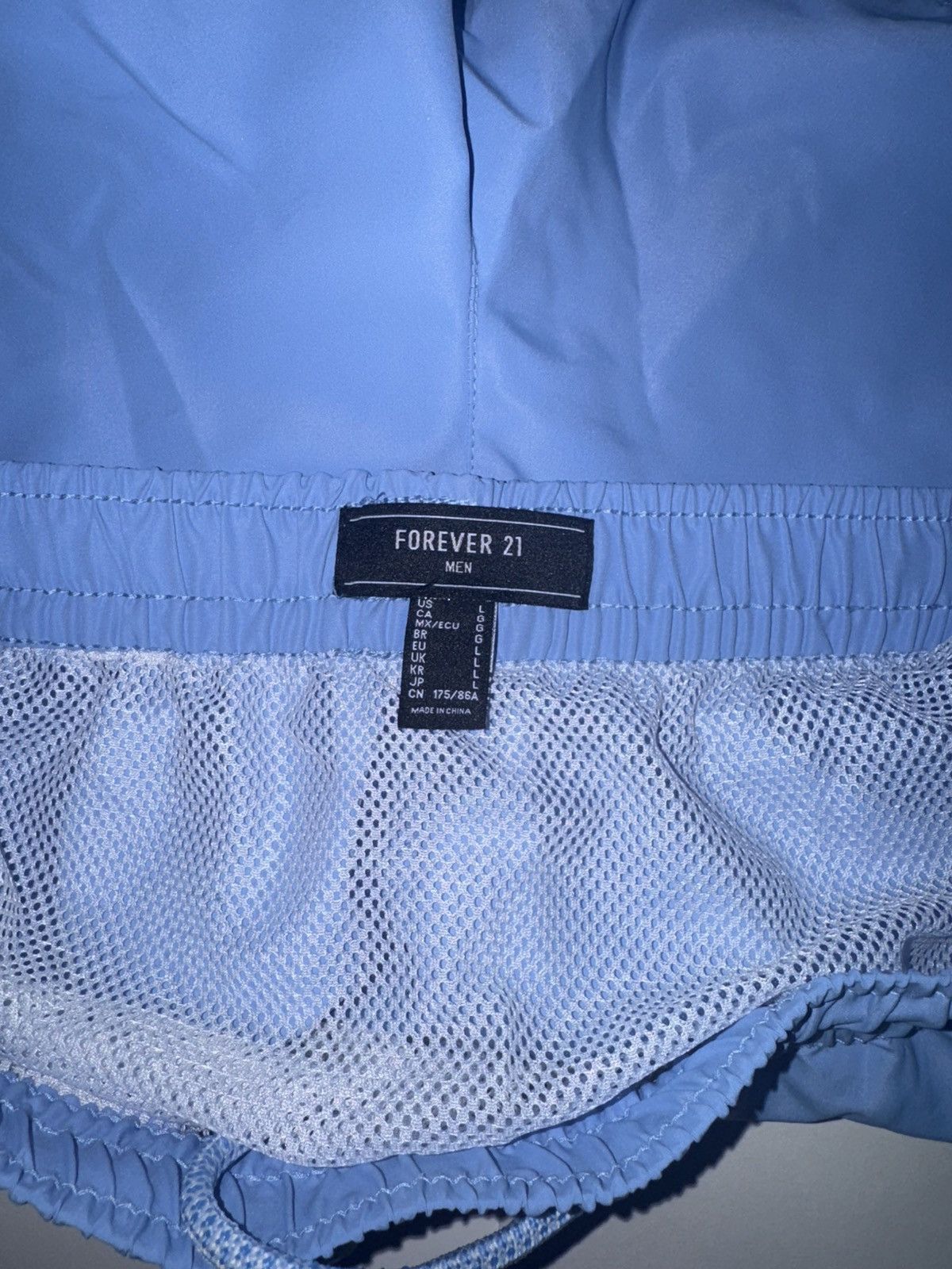 Forever 21 Forever 21 Mens Blue Swim Shorts Size US 33 - 3 Thumbnail