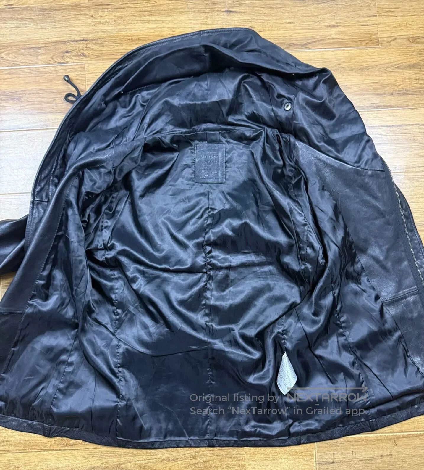 Allsaints ALLSAINTS Black Hooded Leather Jacket. Size US M / EU 48-50 / 2 - 3 Thumbnail