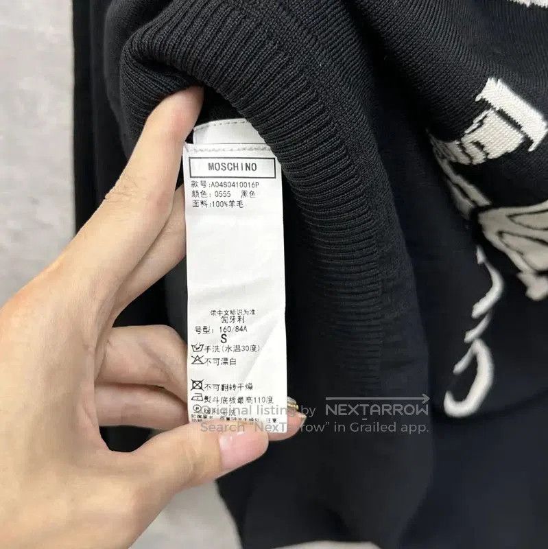 Moschino Moschino Black Cotton Women's Sweater . Size S / US 4 / IT 40 - 5 Thumbnail