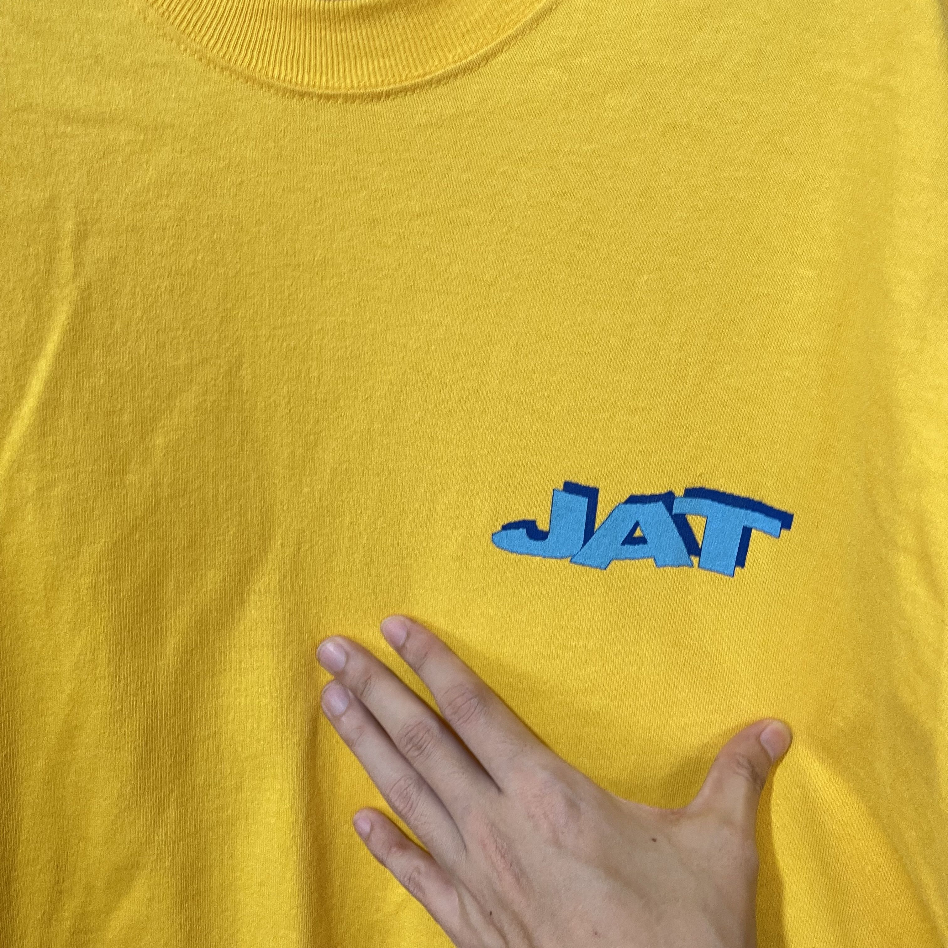 Vintage Vintage 90s Jat T-Shirt Size US XL / EU 56 / 4 - 2 Thumbnail