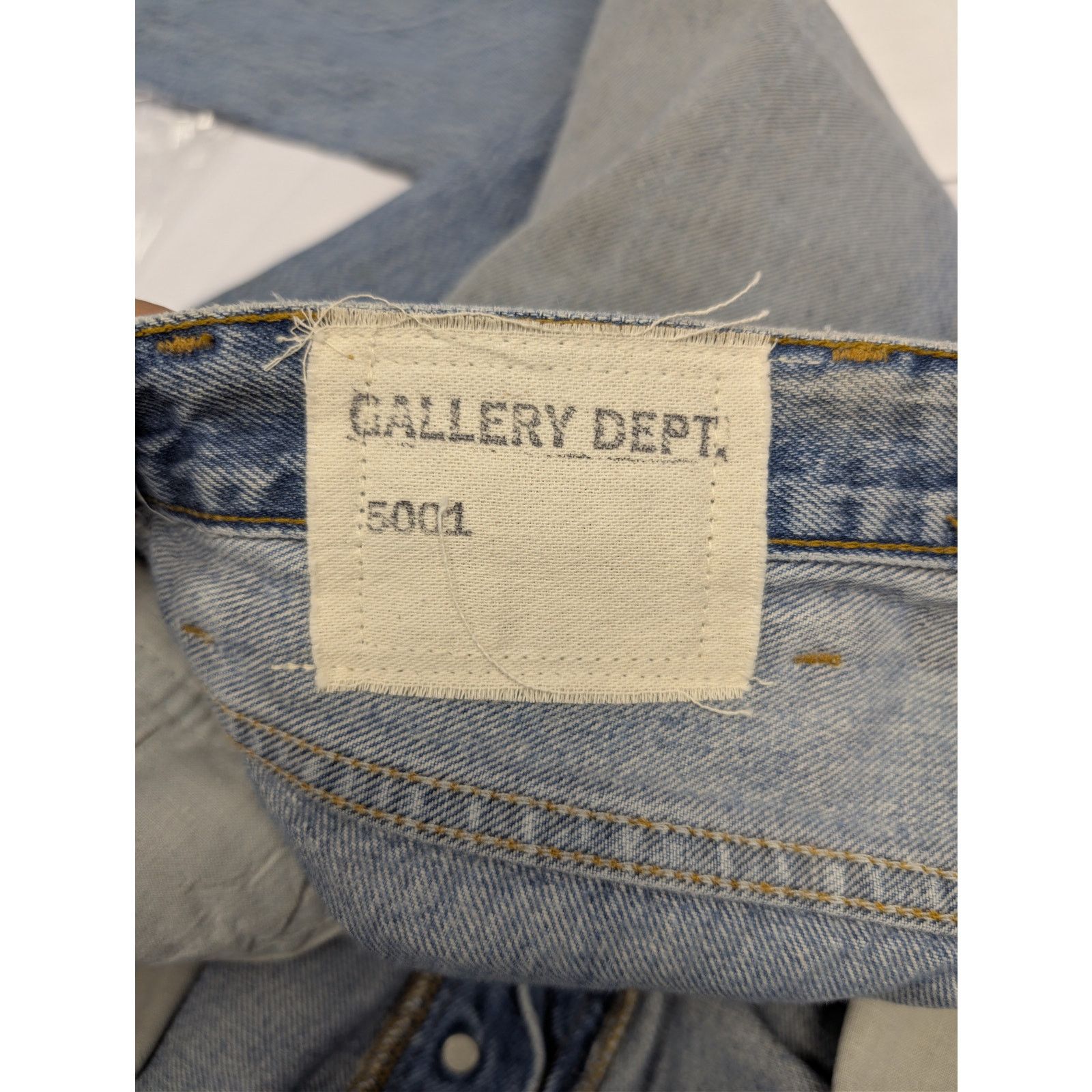 Gallery Dept. o1rshd1 5001 Denim Jeans in Blue 35 x 33 Size US 35 - 16 Thumbnail