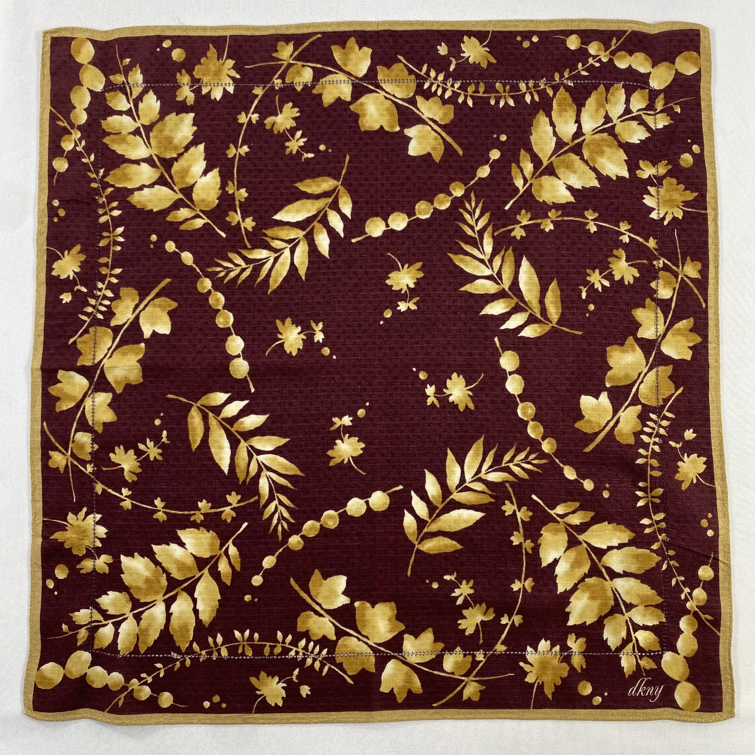 DKNY × Vintage DKNY Bandana/ Handkerchief / Neckerchief-P521 Size ONE SIZE - 1 Thumbnail