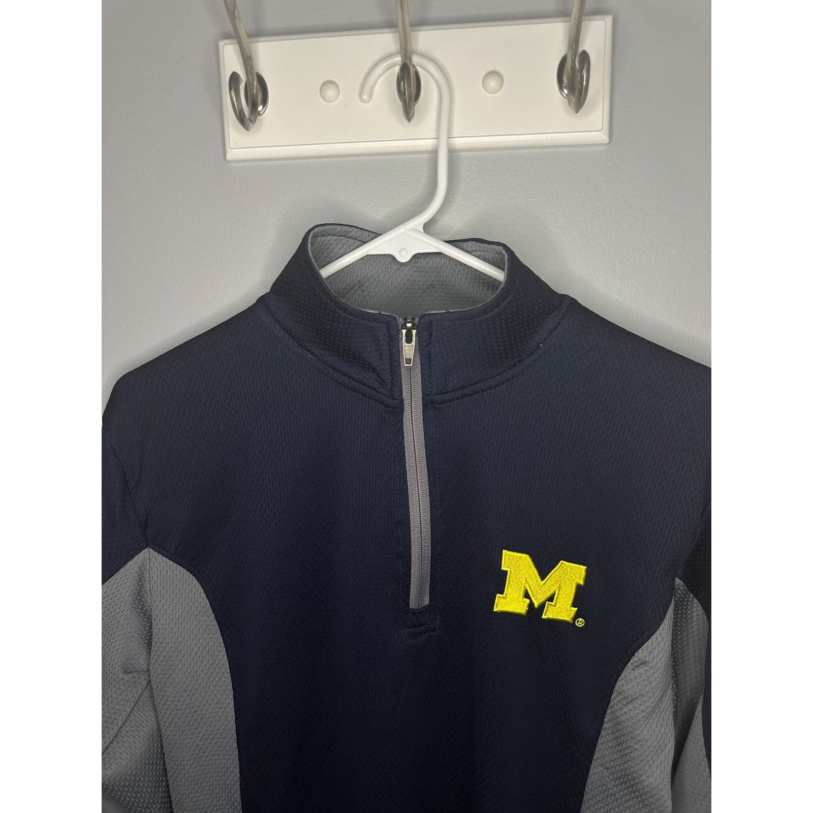 Other Pro-Edge by Knights Apparel Michigan Sweatshirt Navy/Gray S Size US S / EU 44-46 / 1 - 2 Thumbnail