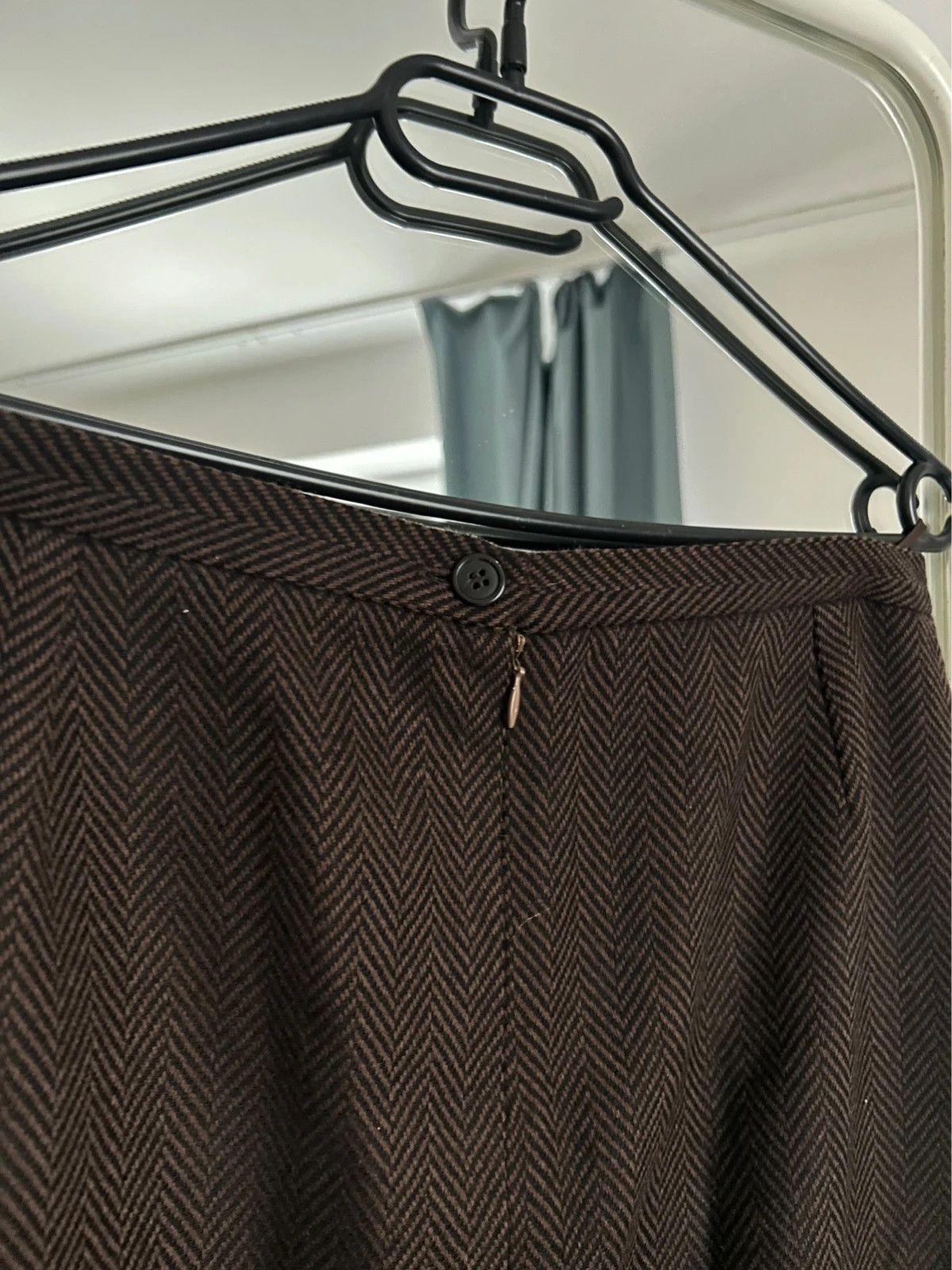 Dolce & Gabbana Dolce & Gabbana Brown Tweed Midi Skirt Size 27" / US 4 / IT 40 - 6 Thumbnail