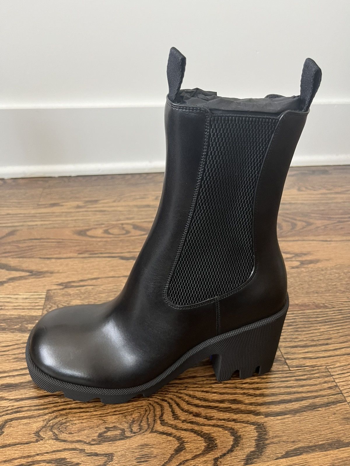 Burberry Burberry Leather Stride Chelsea Boots Size US 8.5 / IT 38.5 - 9 Thumbnail