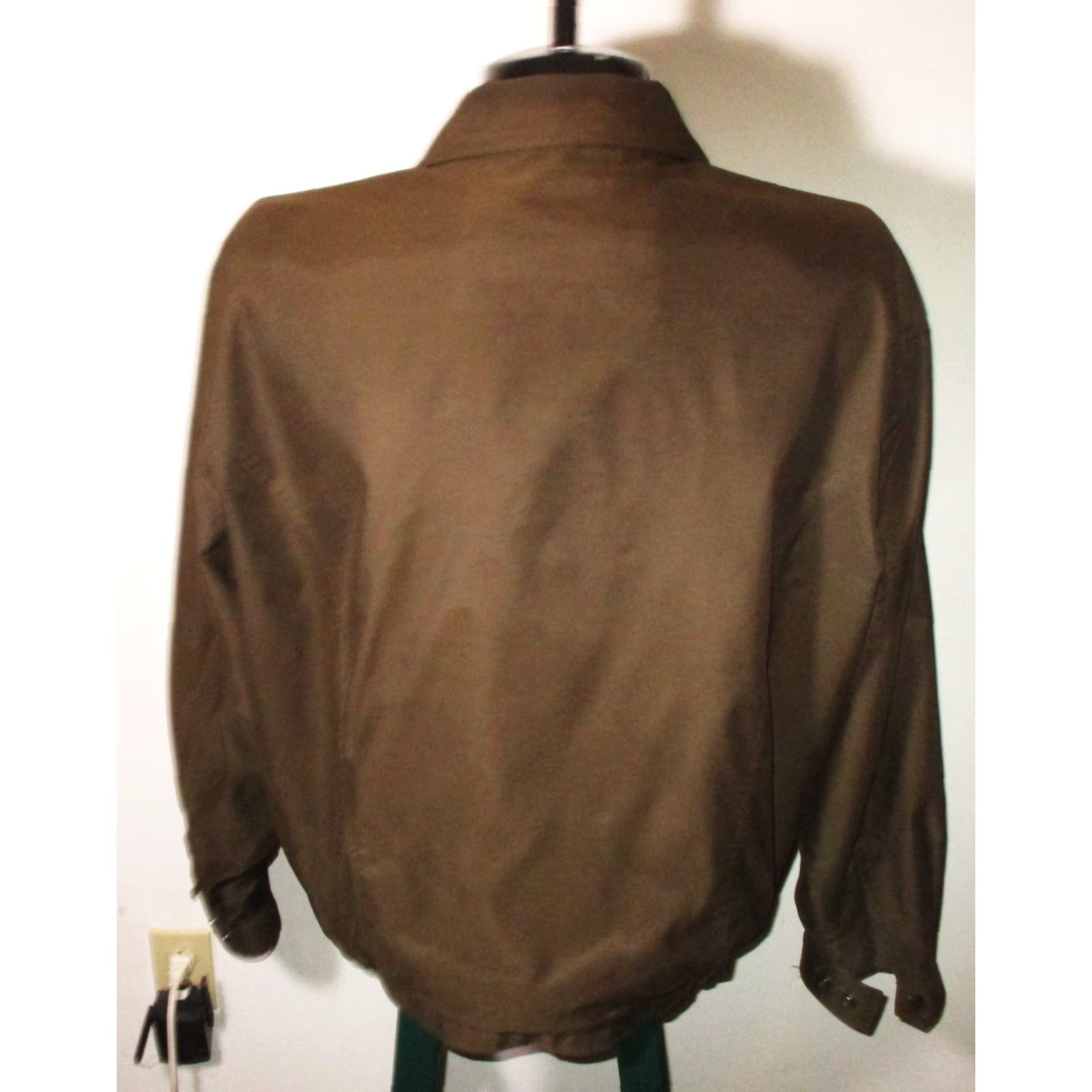 Vintage Crazy Horse Jacket Mens L Brown Full Zip Chino NWOT Size US L / EU 52-54 / 3 - 5 Thumbnail