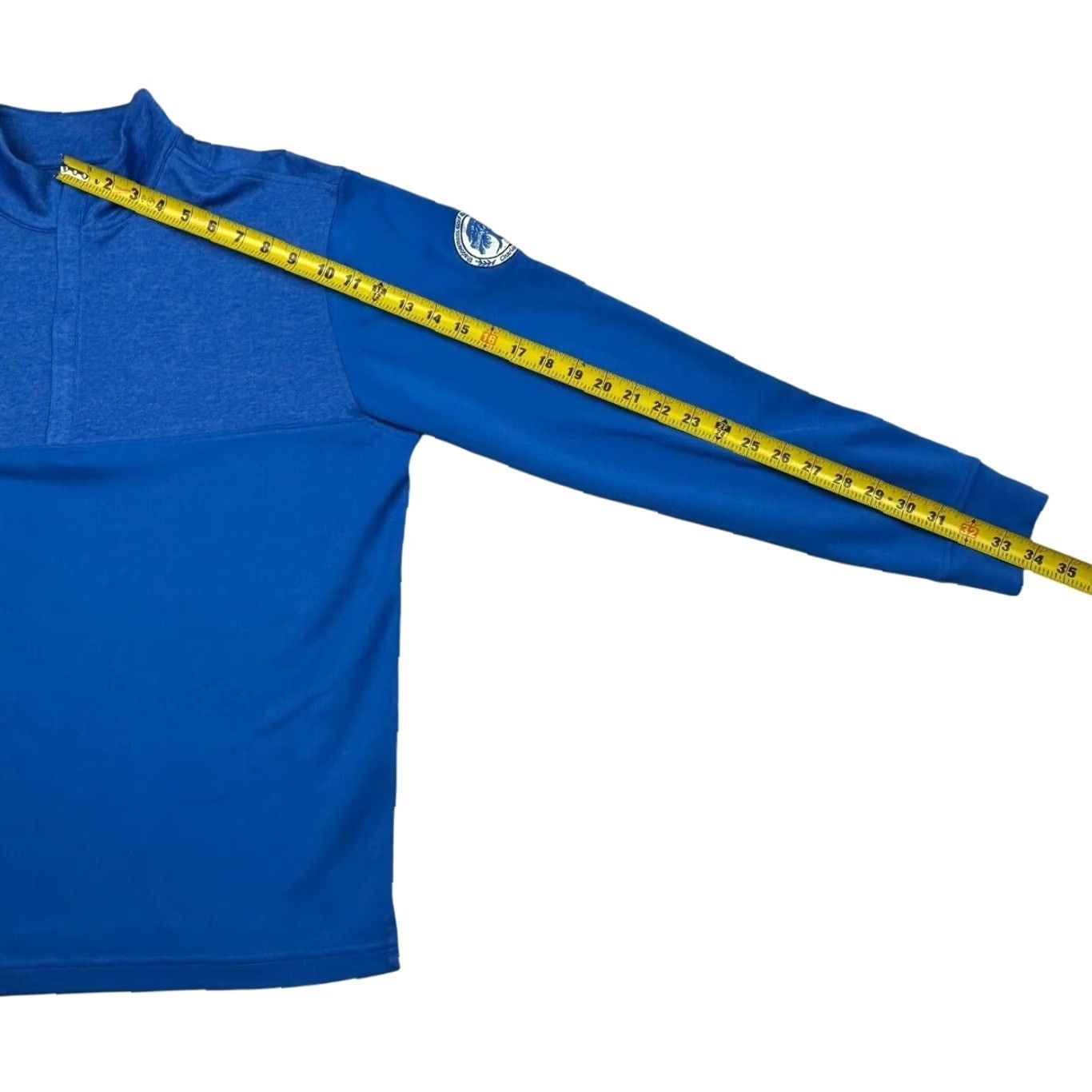 FootJoy FJ Jacket 1/4 Zip Golf Outer Shell Polyester Blue Medium Men