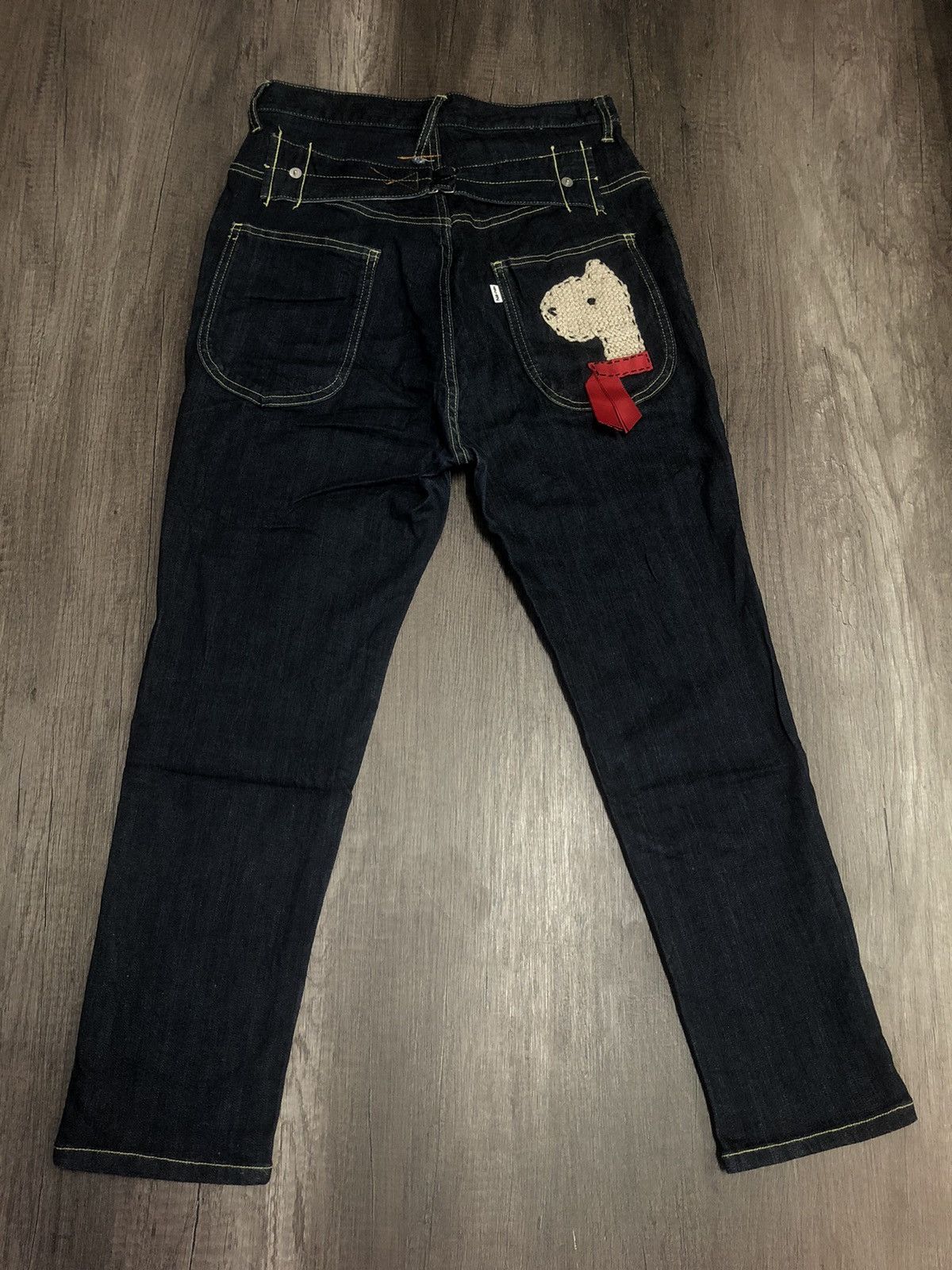 image of Ne-Net X Issey Miyake Japanese Designer in Blue Black, Women's (Size 28)