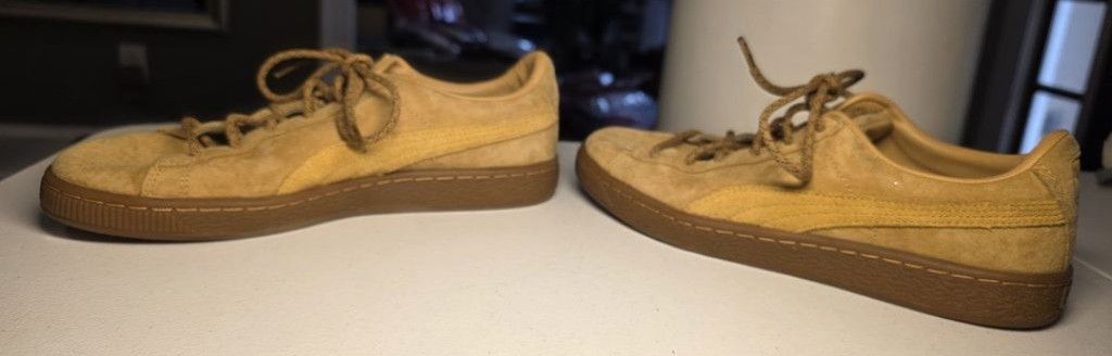 Puma Puma Basket Suede Sneakers Tan Gum Sole Women's US 7C Off Du Size US 7 / IT 37 - 8 Thumbnail