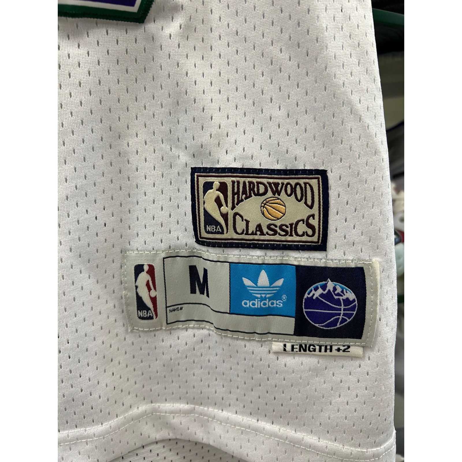 Adidas Utah Jazz John Stockton Hardwood Classics NBA jersey M Size US M / EU 48-50 / 2 - 8 Thumbnail