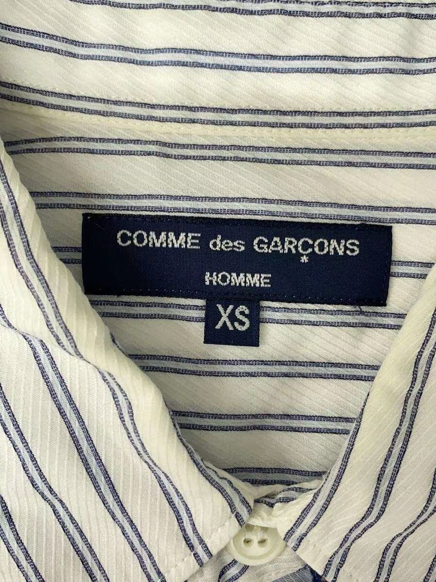 Comme des Garcons Homme SS09 Reconstructed Striped Short Sleeve Button Shirt Size US XS / EU 42 / 0 - 4 Thumbnail