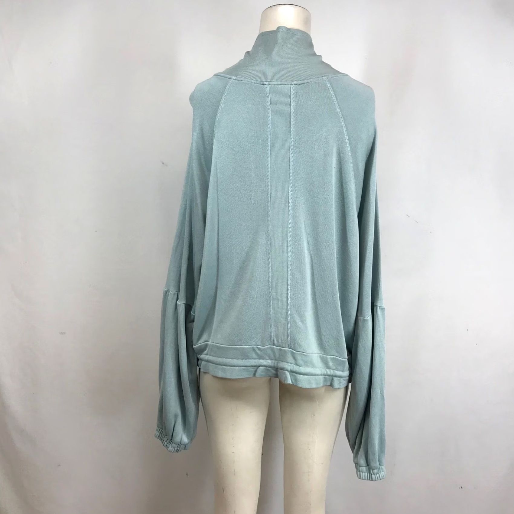 Anthropologie Saturday Sunday Anthropologie Hoodie Jacket Women Medium Blue Funnel Neck Zip Up Size M / US 6-8 / IT 42-44 - 5 Thumbnail