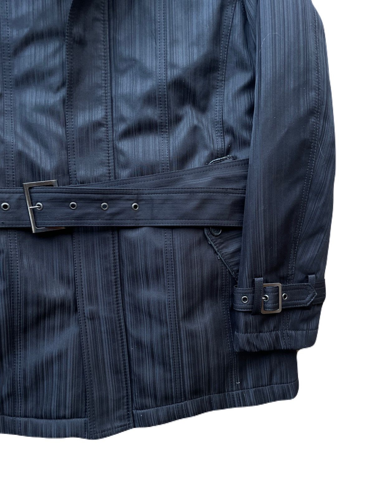 If Six Was Nine 2000s Japanese archive Vkei Fur Belted Gimmic Jacket Y2K Size US S / EU 44-46 / 1 - 7 Thumbnail