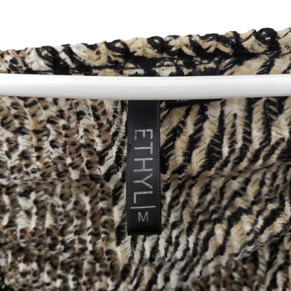 Designer CT197a Ladies Ethyl Long-sleeve Animal Print Blouse M Size M / US 6-8 / IT 42-44 - 3 Thumbnail