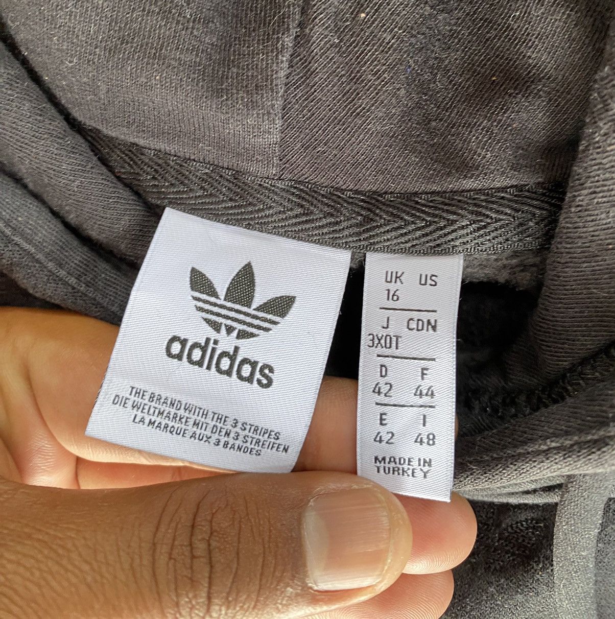 If And Co Seditioneris Adidas Hooded Embroidered Logo Size US M / EU 48-50 / 2 - 6 Thumbnail