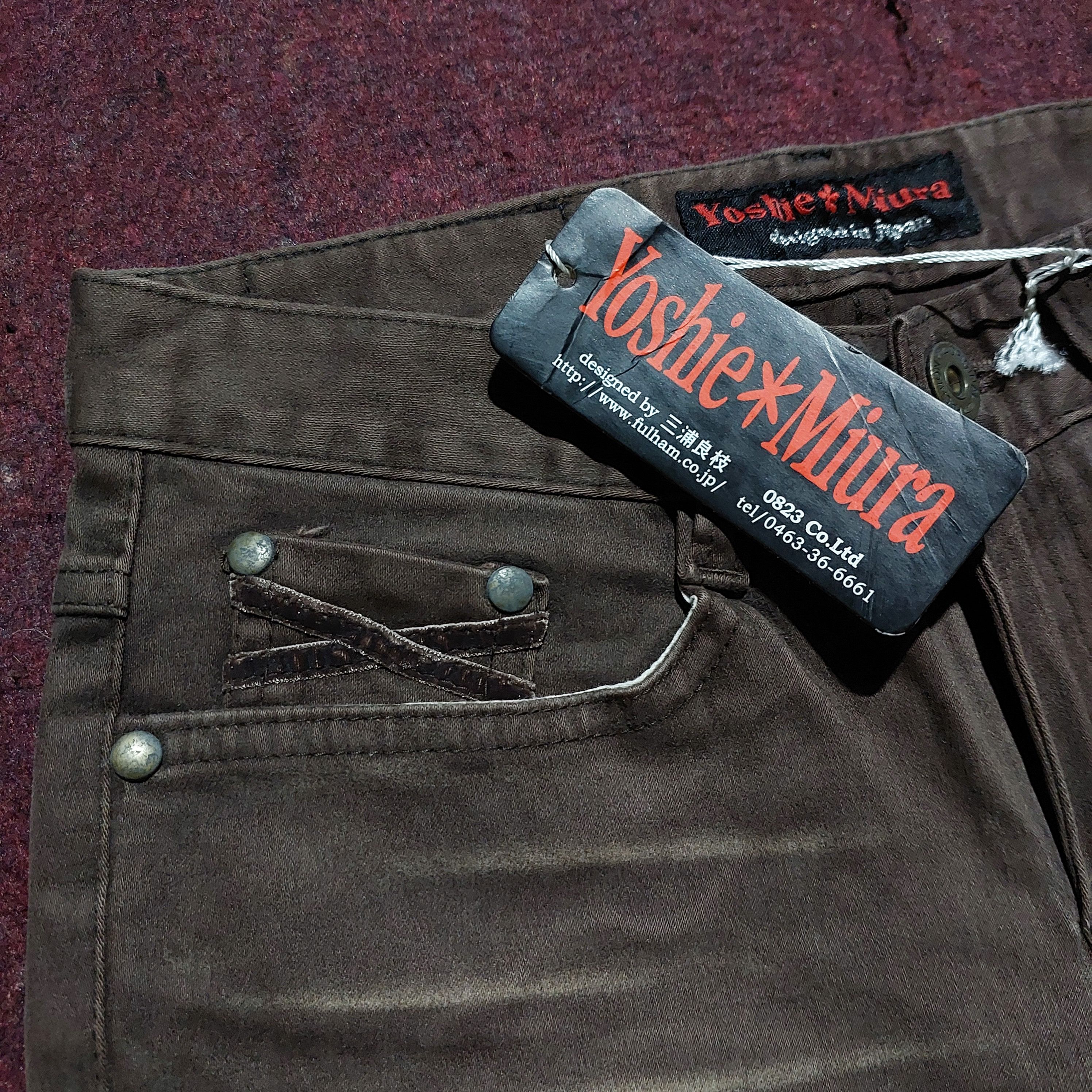 Tornado Mart Bootcut jeans by japanese designer yoshie miura Size 25" / US 0 / IT 36 - 8 Thumbnail