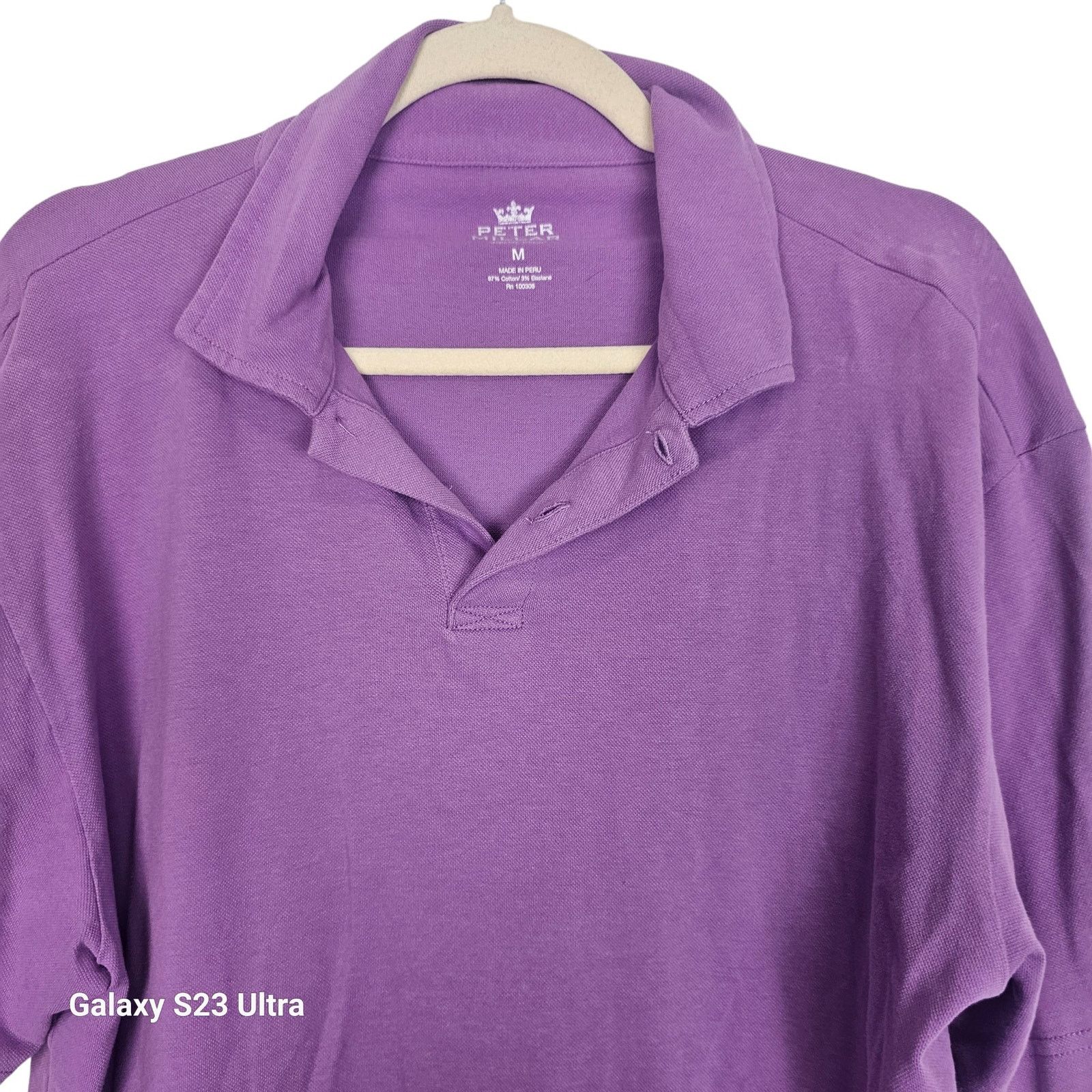 Peter Millar Peter Millar Mens Seaside Wash Golf Polo Shirt Sz M Stretch Size US M / EU 48-50 / 2 - 2 Thumbnail