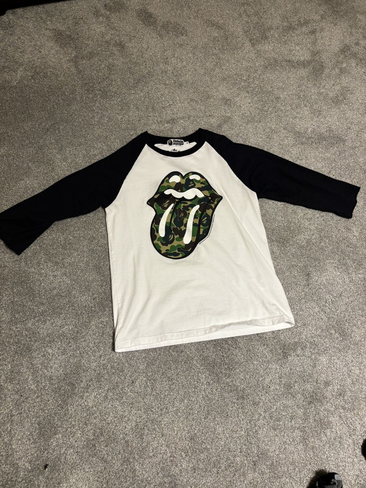 Bape Rolling Stones Tee | Grailed