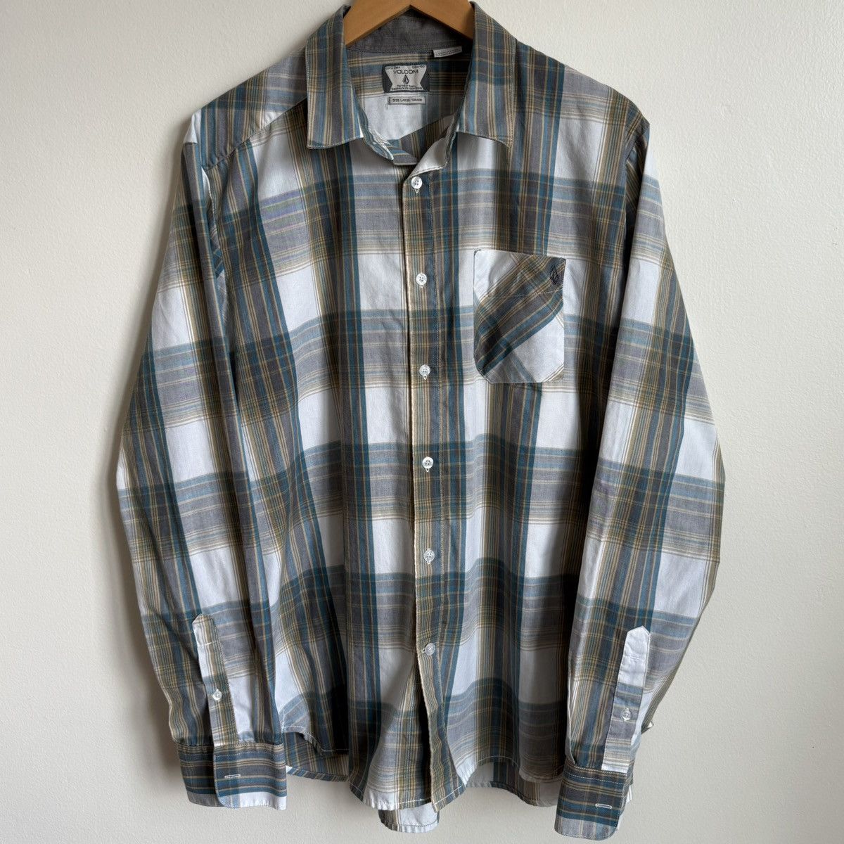 Volcom Volcom Corpo Class Casual Skater Plaid Button-Up Shirt Size US L / EU 52-54 / 3 - 2 Thumbnail