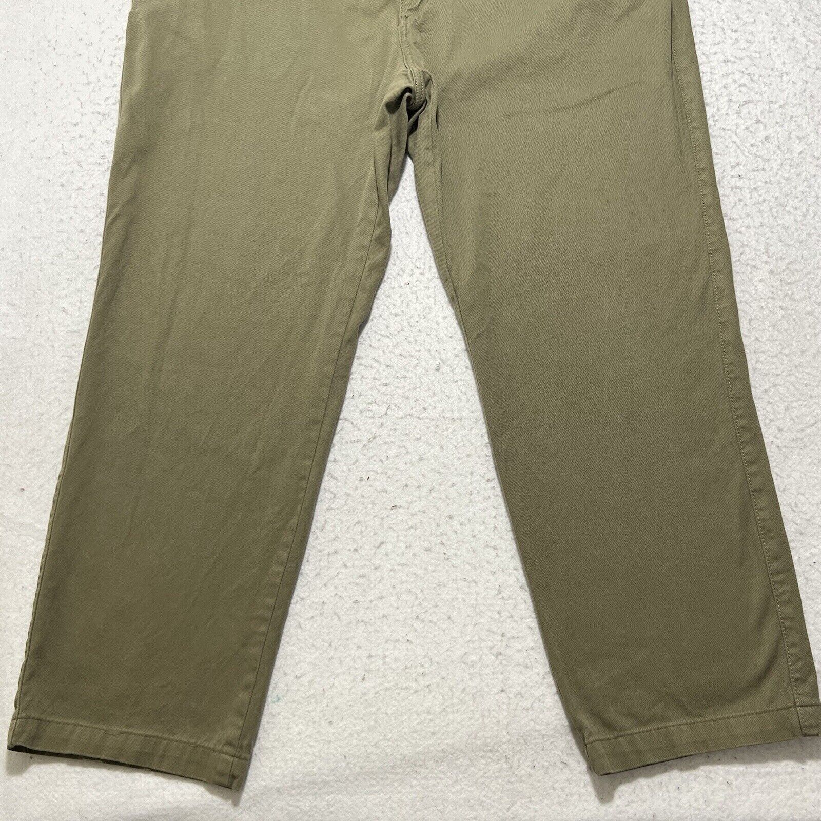 Other Cortefiel 42 Regular Fit Olive Green Straight Chino Pants Size US 42 / EU 58 - 3 Thumbnail