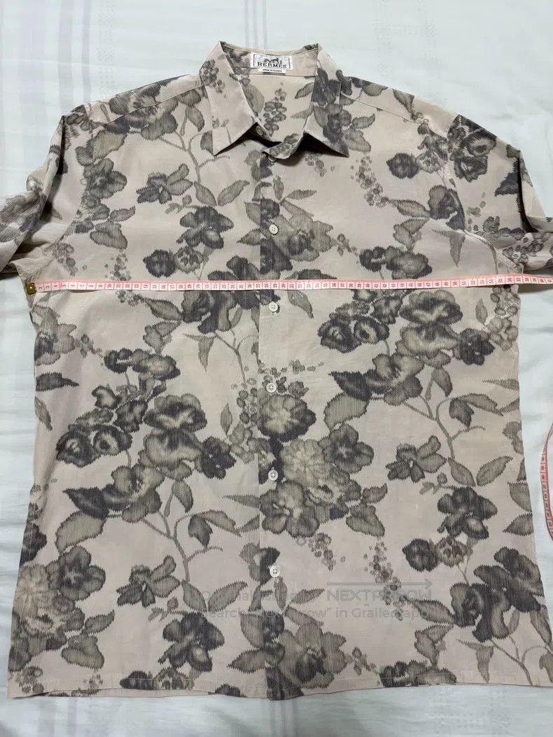 Hermes Hermes size 41 Silk shirt with 66% mulberry silk and 34% hi Size US L / EU 52-54 / 3 - 4 Thumbnail