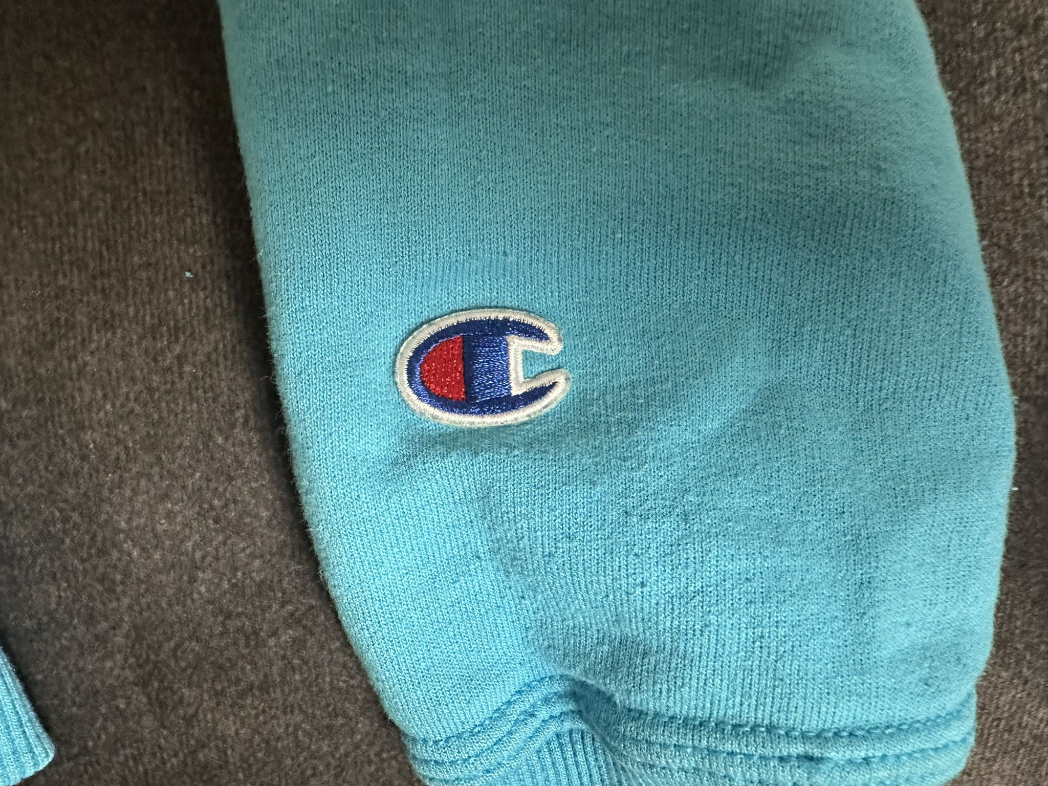 Champion Champion Script Logo Hoodie — Blue Size US L / EU 52-54 / 3 - 3 Thumbnail