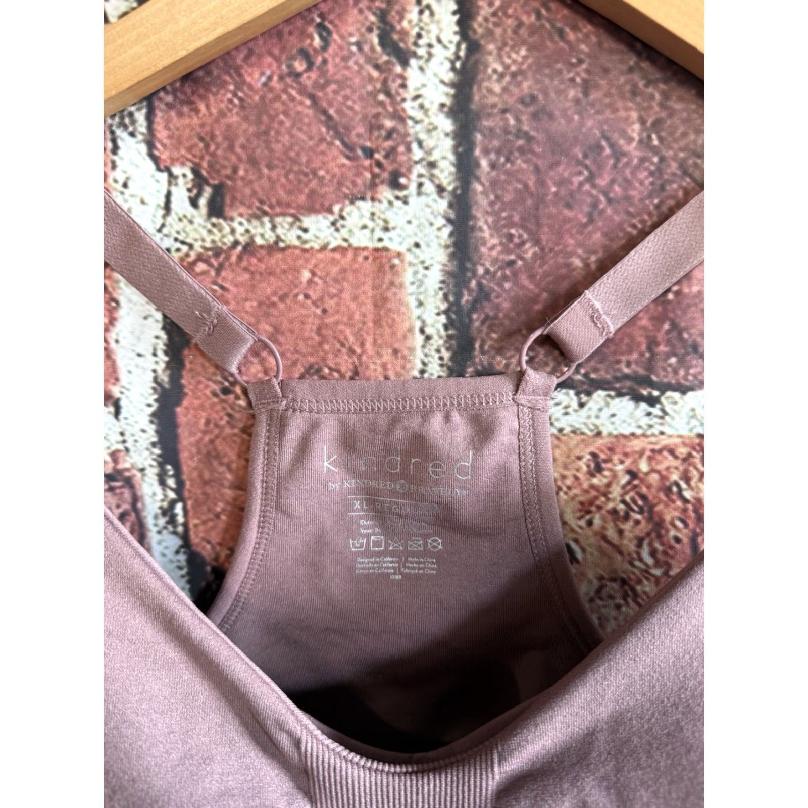 Vintage Kindred Womens Purple Sporta Bra Athletic Size XL Size ONE SIZE - 3 Thumbnail