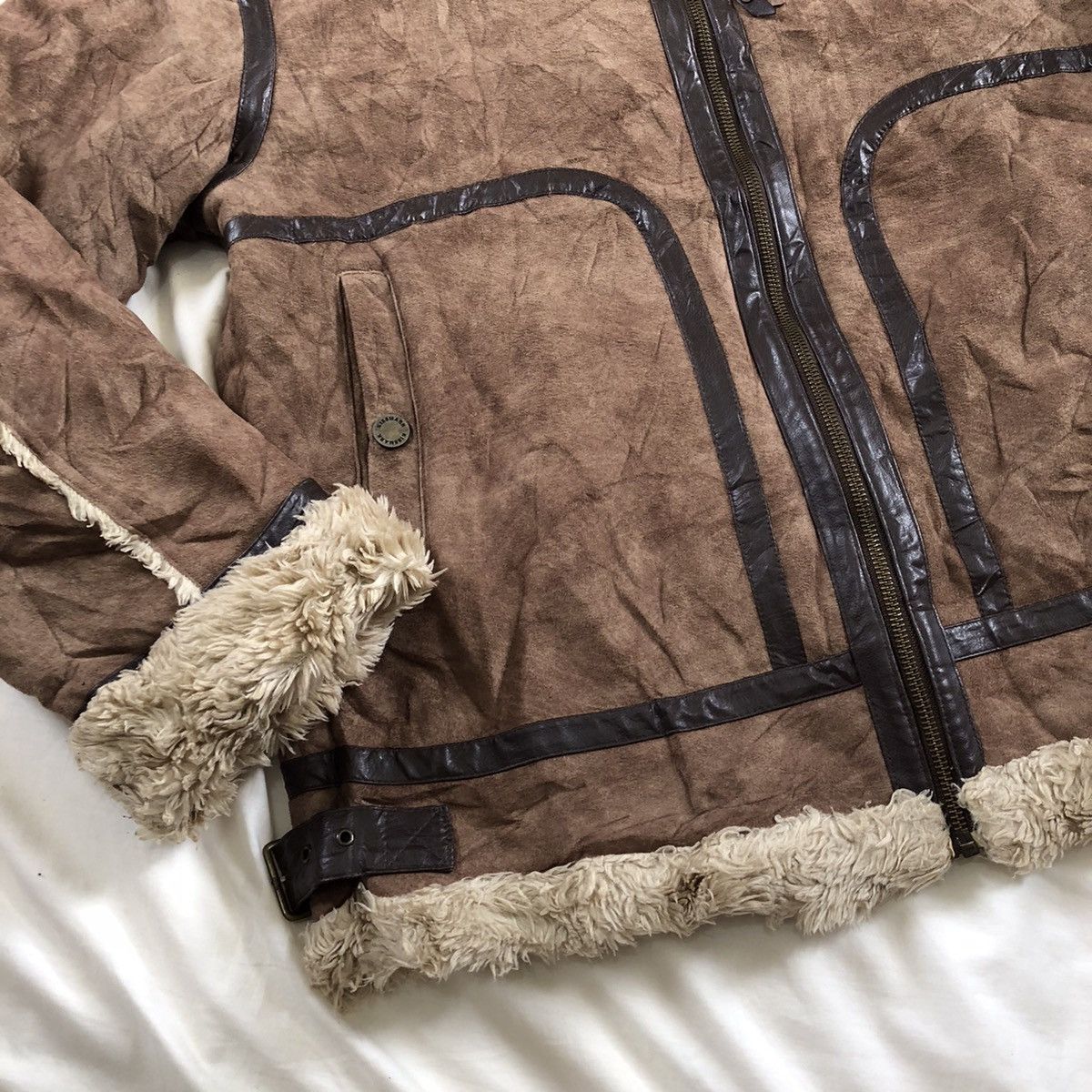 Japanese Brand KISSMARK Type B 3 Shearling Jacket Size US L / EU 52-54 / 3 - 6 Thumbnail