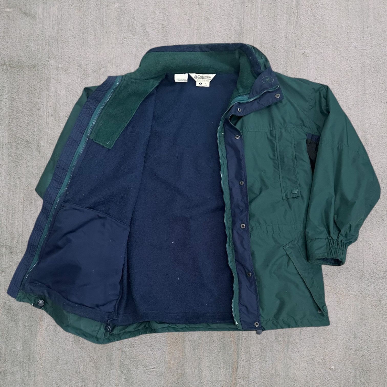 Columbia Columbia blue and green jacket with removable fleece lining Size US L / EU 52-54 / 3 - 2 Thumbnail