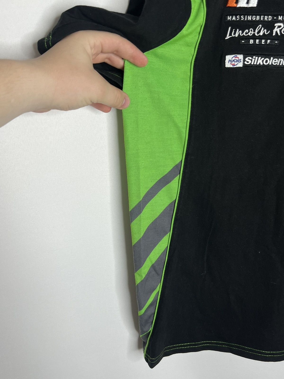 Formula 1 🏎️Vintage Kawasaki Quattro Racing Polo Shirt Tee Short Sleeve Size US L / EU 52-54 / 3 - 8 Thumbnail