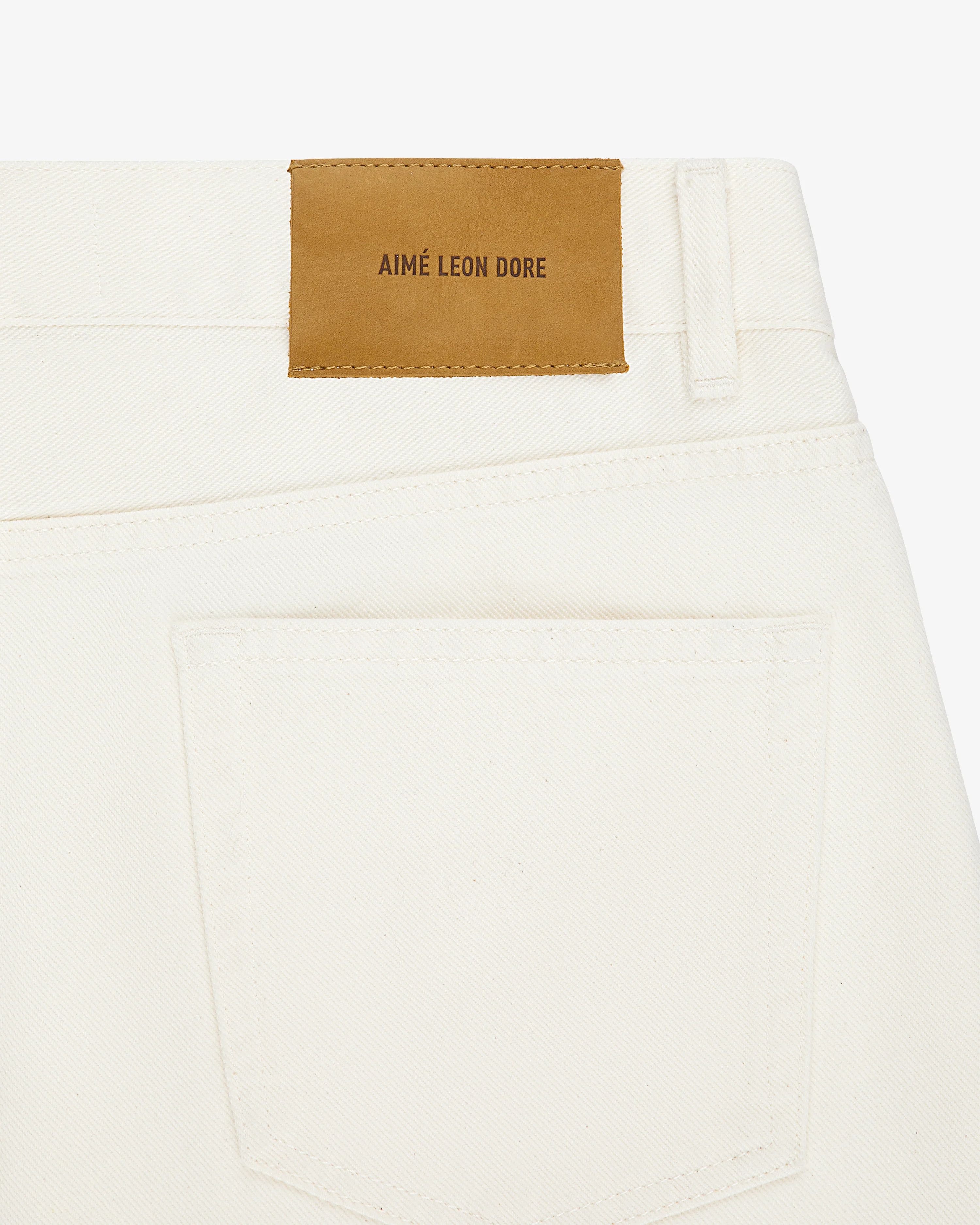 Aime Leon Dore o1mle0126 ALD Straight Fit Denim Jeans in Naturals Size US 38 / EU 54 - 4 Thumbnail
