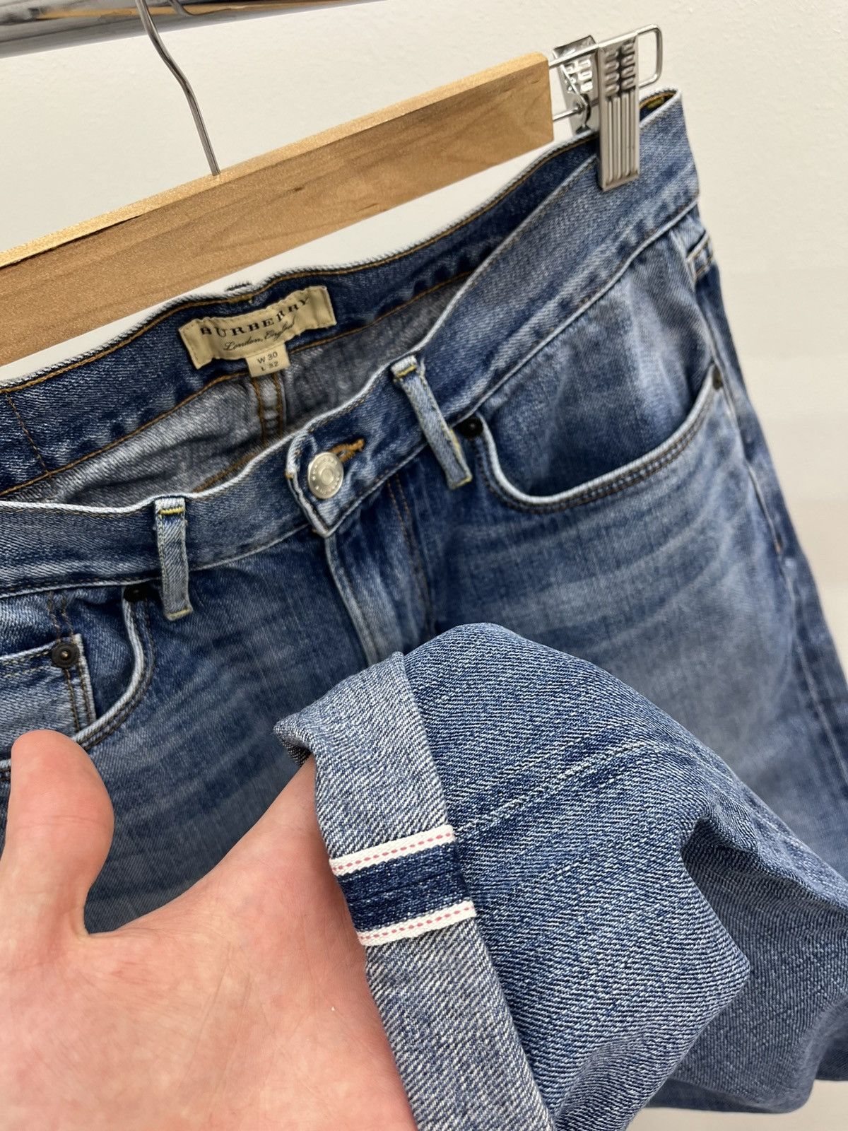 Burberry Burberry London Denim Selvedge Jeans Size US 30 / EU 46 - 4 Thumbnail