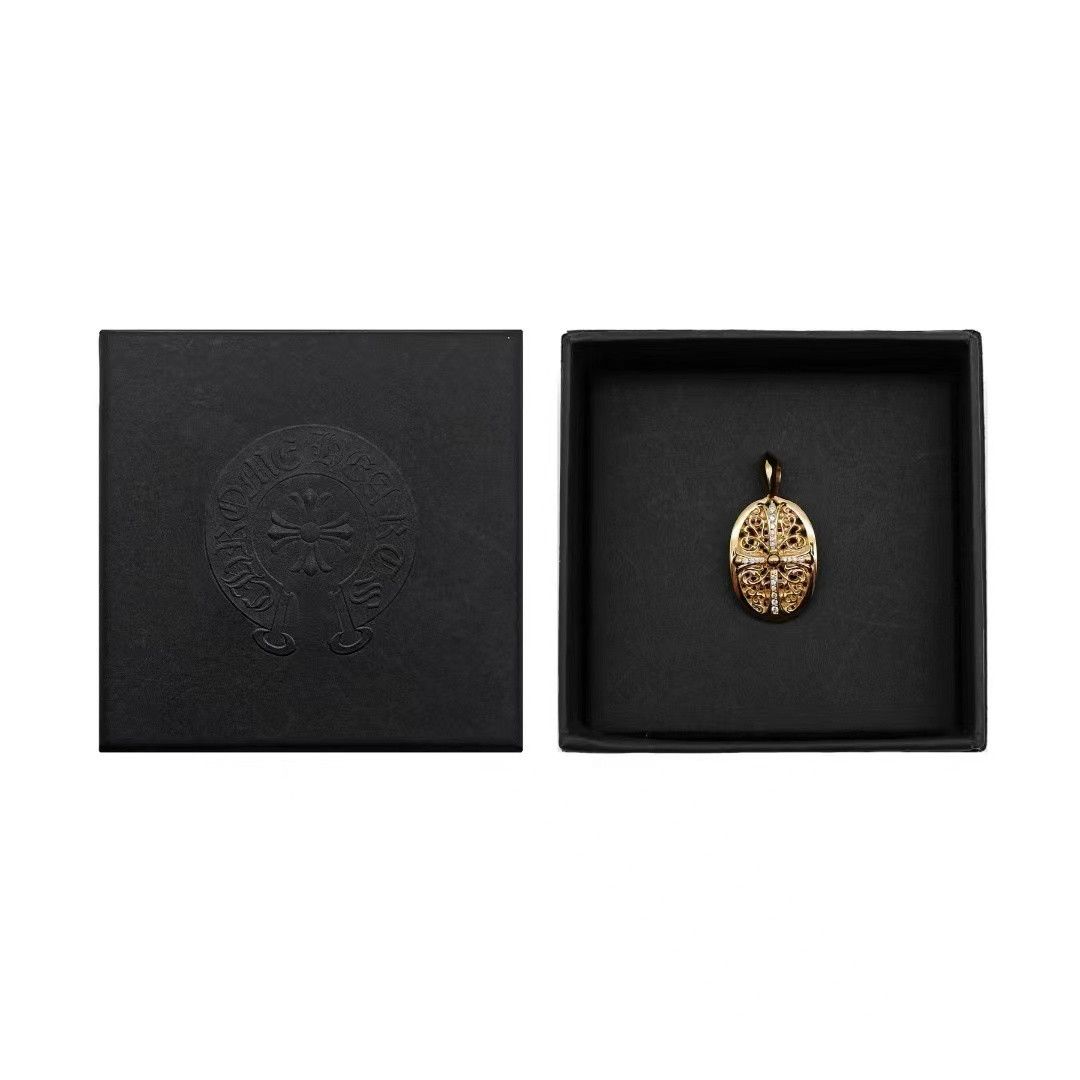 Chrome Hearts Chrome Hearts 22K Gold Diamonds Keeper Cross Necklace Charm Size ONE SIZE - 4 Thumbnail