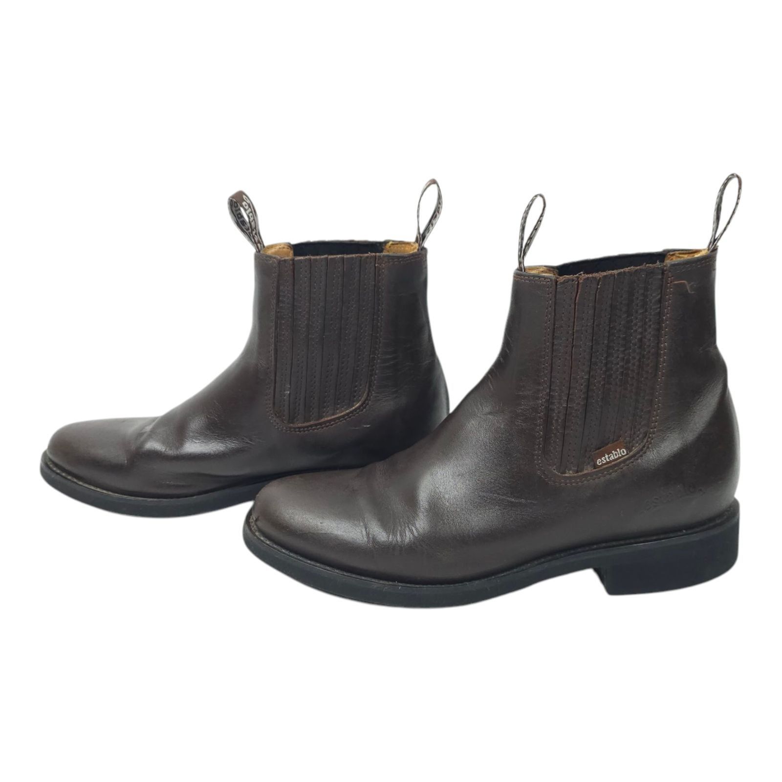 Other Establo Ankle Boot Mens Size US 8 Mex 27 EU 41 Pull On Brown Size US 8 / EU 41 - 15 Thumbnail