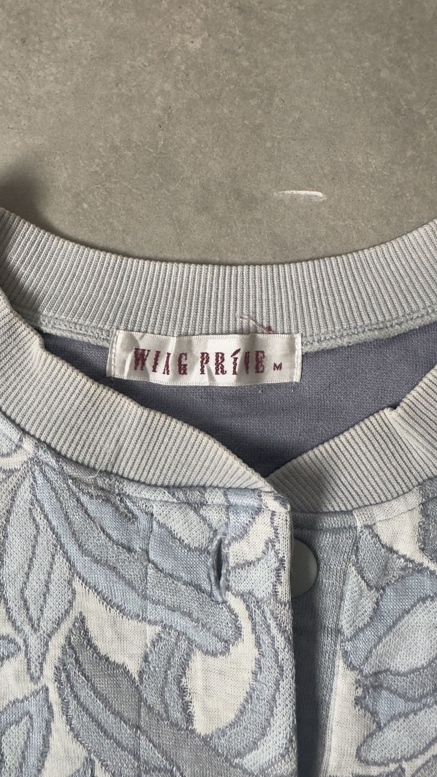 Japanese Brand VINTAGE WING PRIVE KNOTTED PATTERN SWEATSHIRT Size US L / EU 52-54 / 3 - 5 Thumbnail