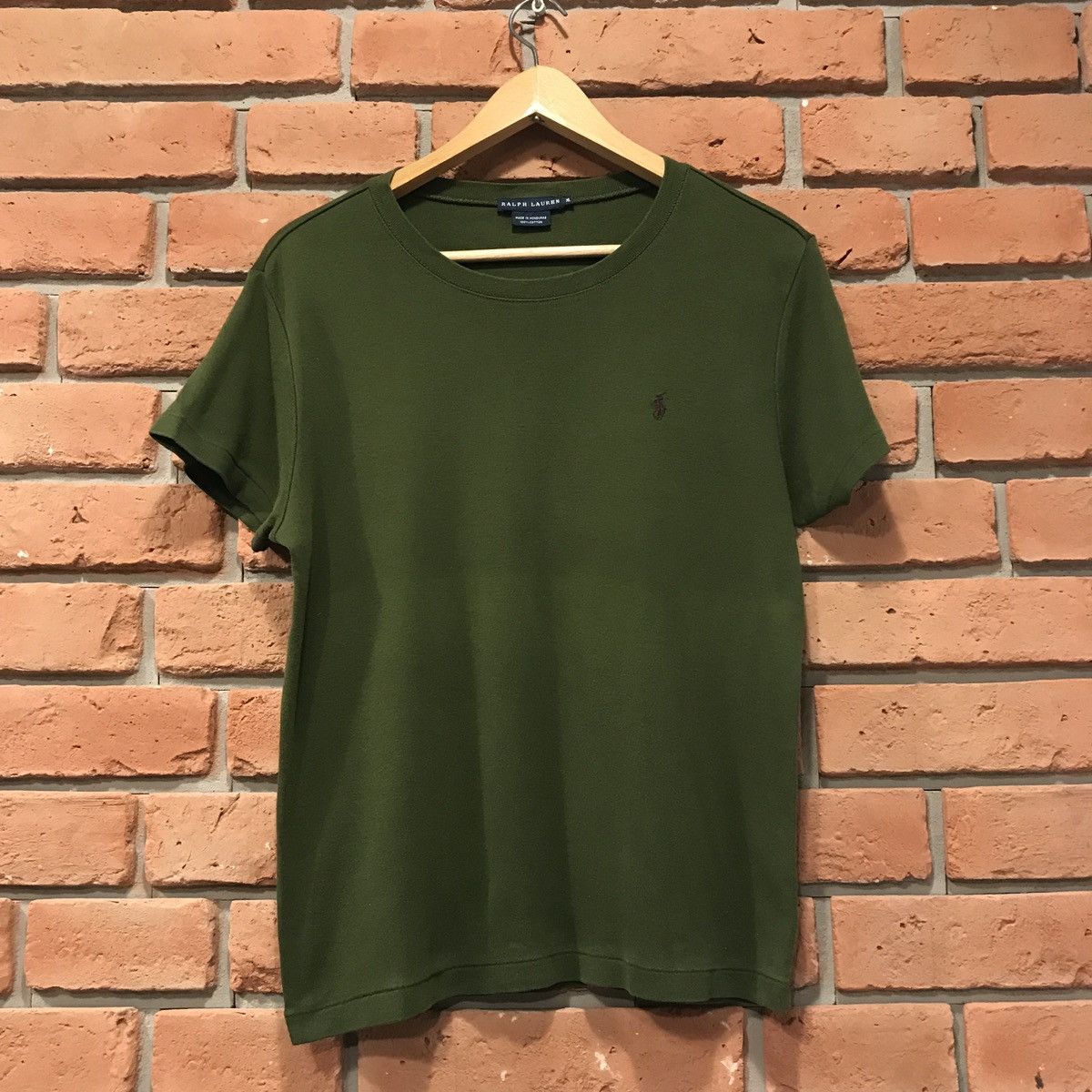 Polo Ralph Lauren × Ralph Lauren × Vintage vintage t-shirt Ralph Lauren logo dark green green Size XL / US 12-14 / IT 48-50 - 1 Thumbnail