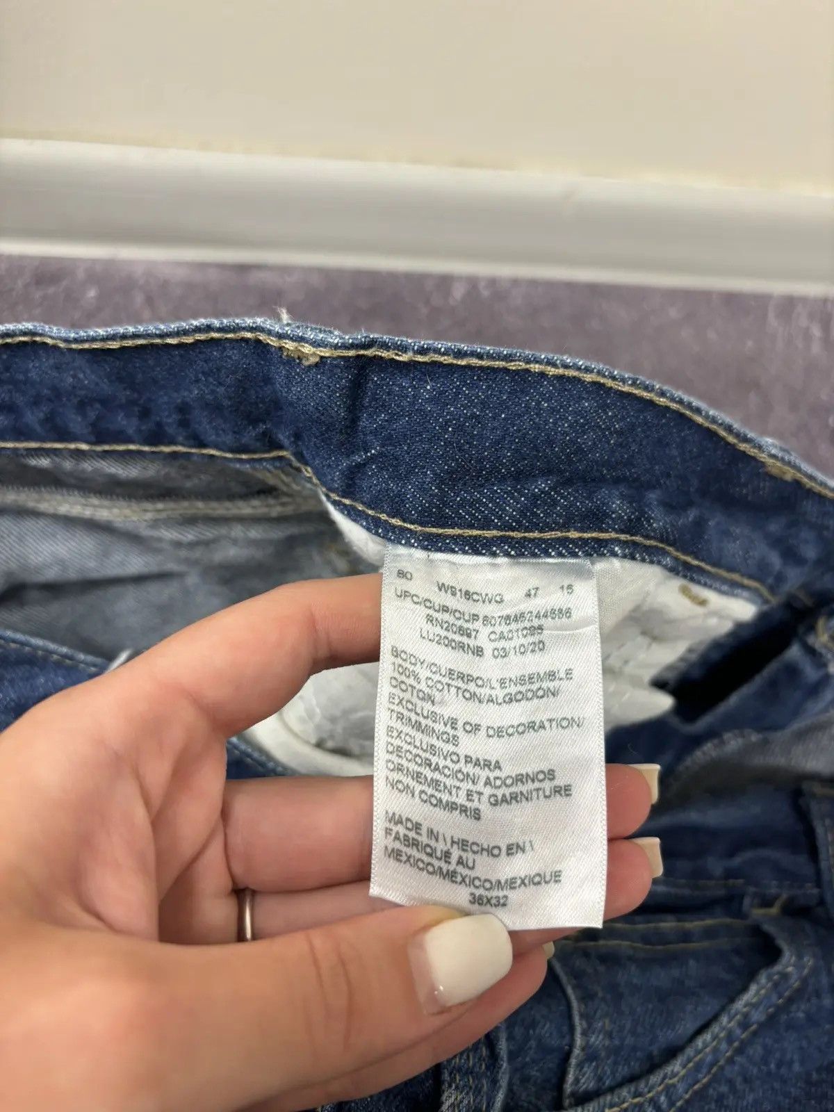 Dickies × Vintage Vintage Dickies Y2K Perforated Work Hype Denim Baggy Jeans Size US 36 / EU 52 - 10 Thumbnail