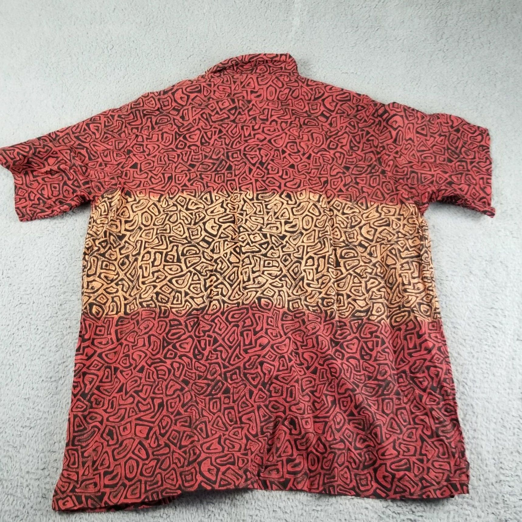 Vintage VINTAGE 90s Hawaiian Shirt Men XL Cotton Geometric Tropical Beach Casual Retro Summer Size US XL / EU 56 / 4 - 6 Thumbnail